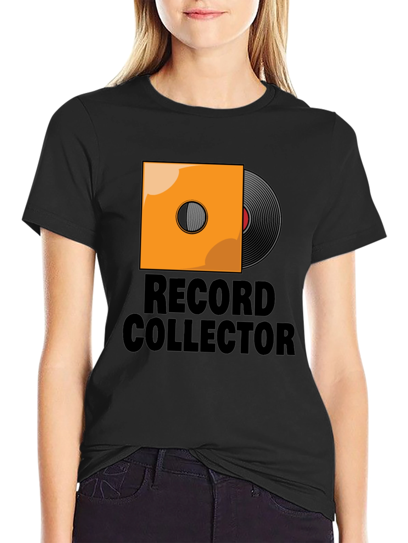Black Record Collector T-Shirt view 2