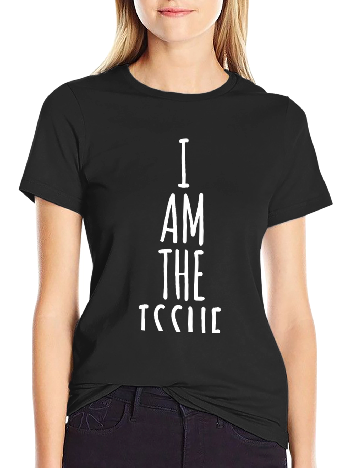 Black I AM THE TISSUE Tee view 2