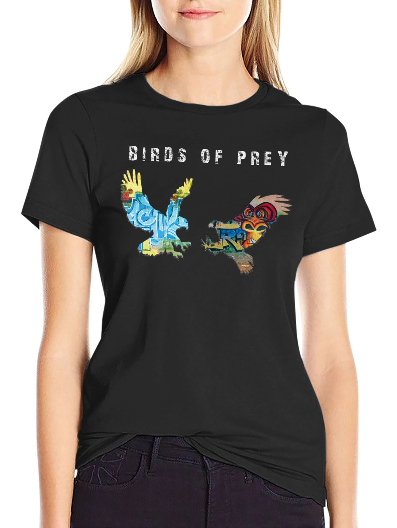 Birds of Prey Graphic Tee - Unique Design - 2