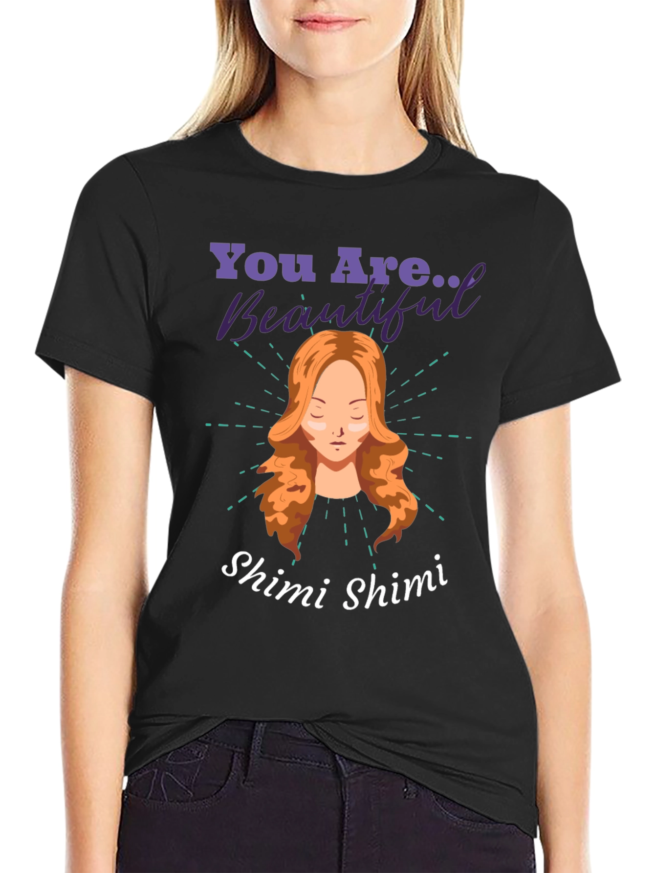 Black You Are Beautiful Shimi T-Shirt view 2
