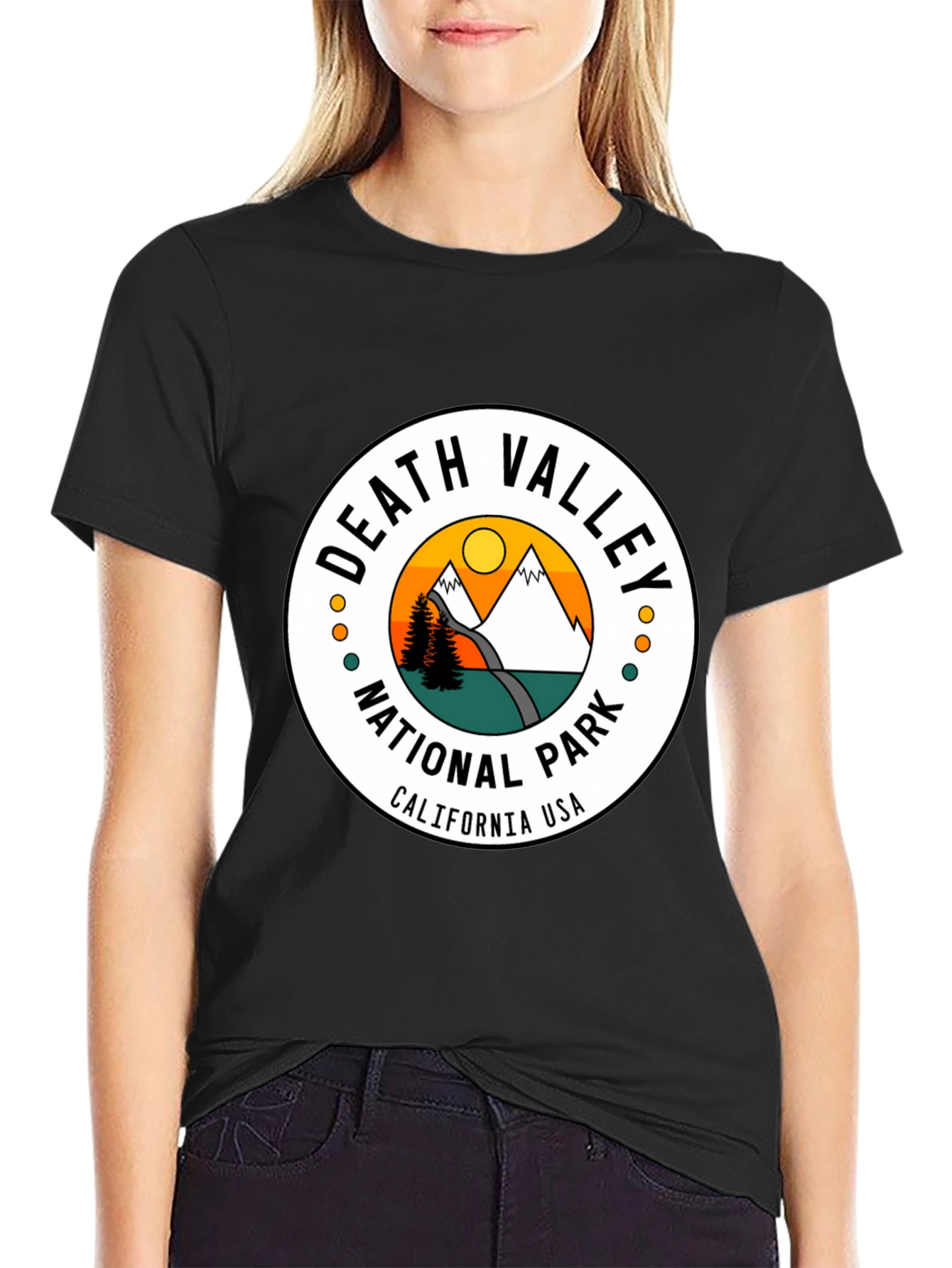 Black Death Valley National Park Graphic Tee view 2