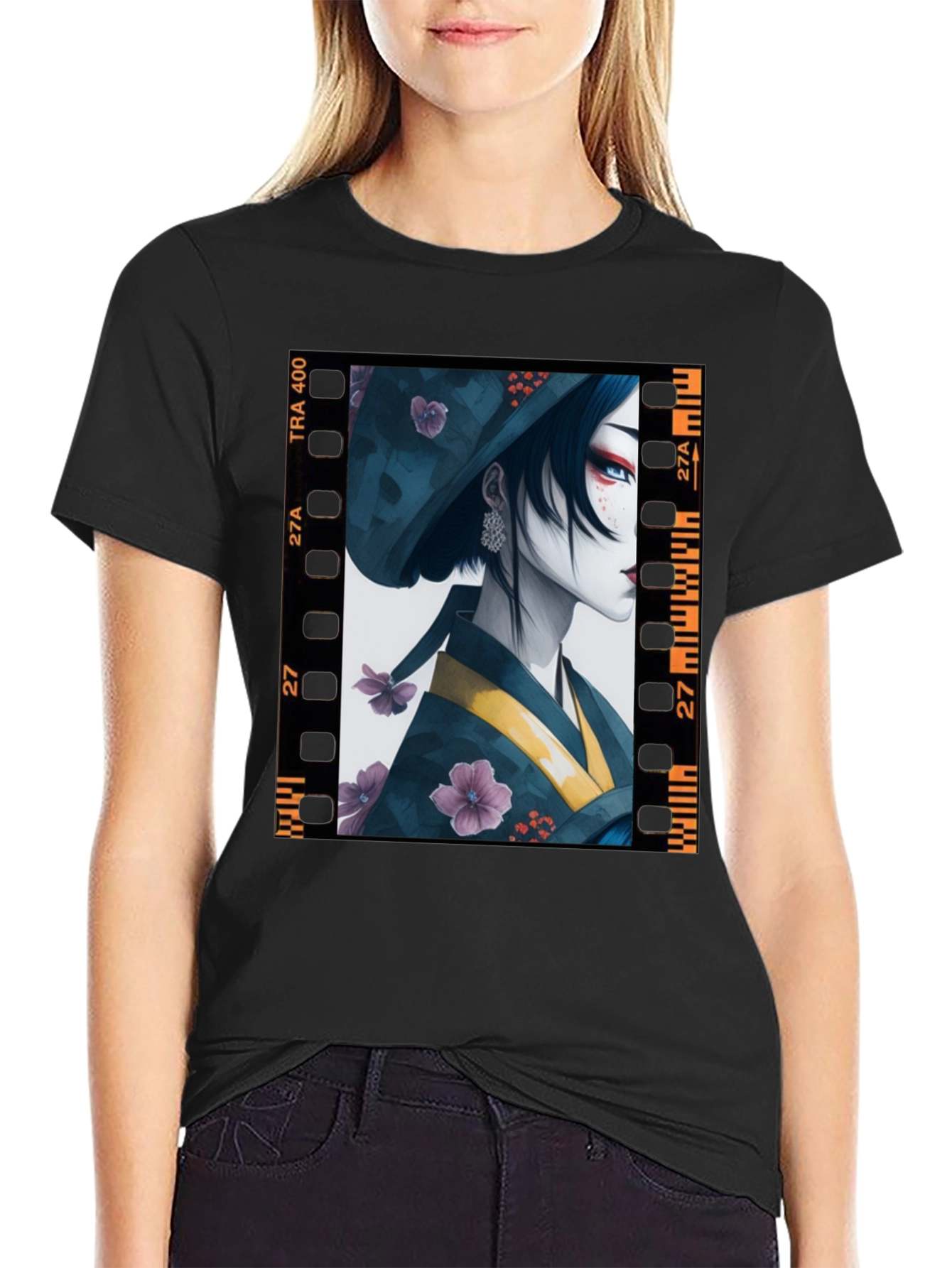 Black Film Geisha Graphic Tee view 2