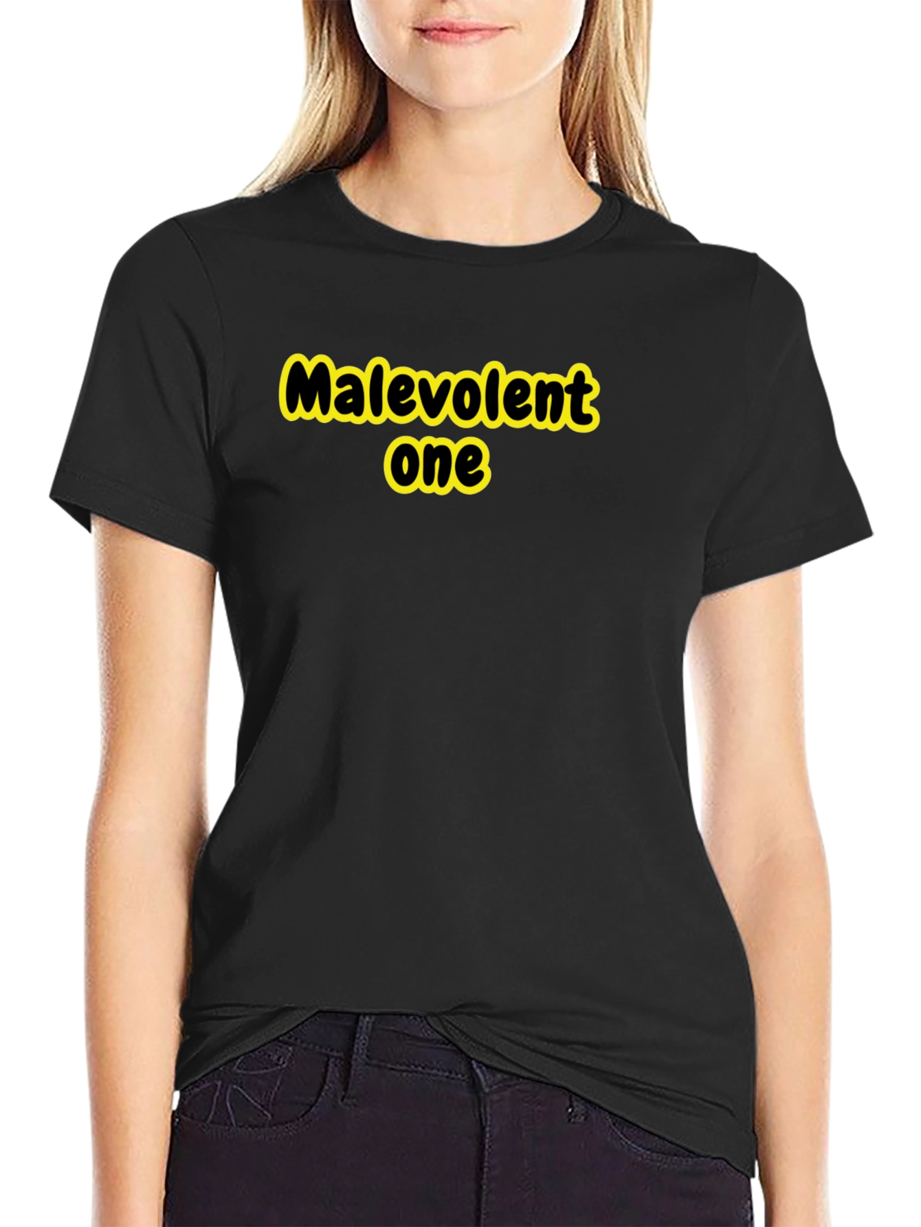 Black Malevolent One Black T-Shirt view 2