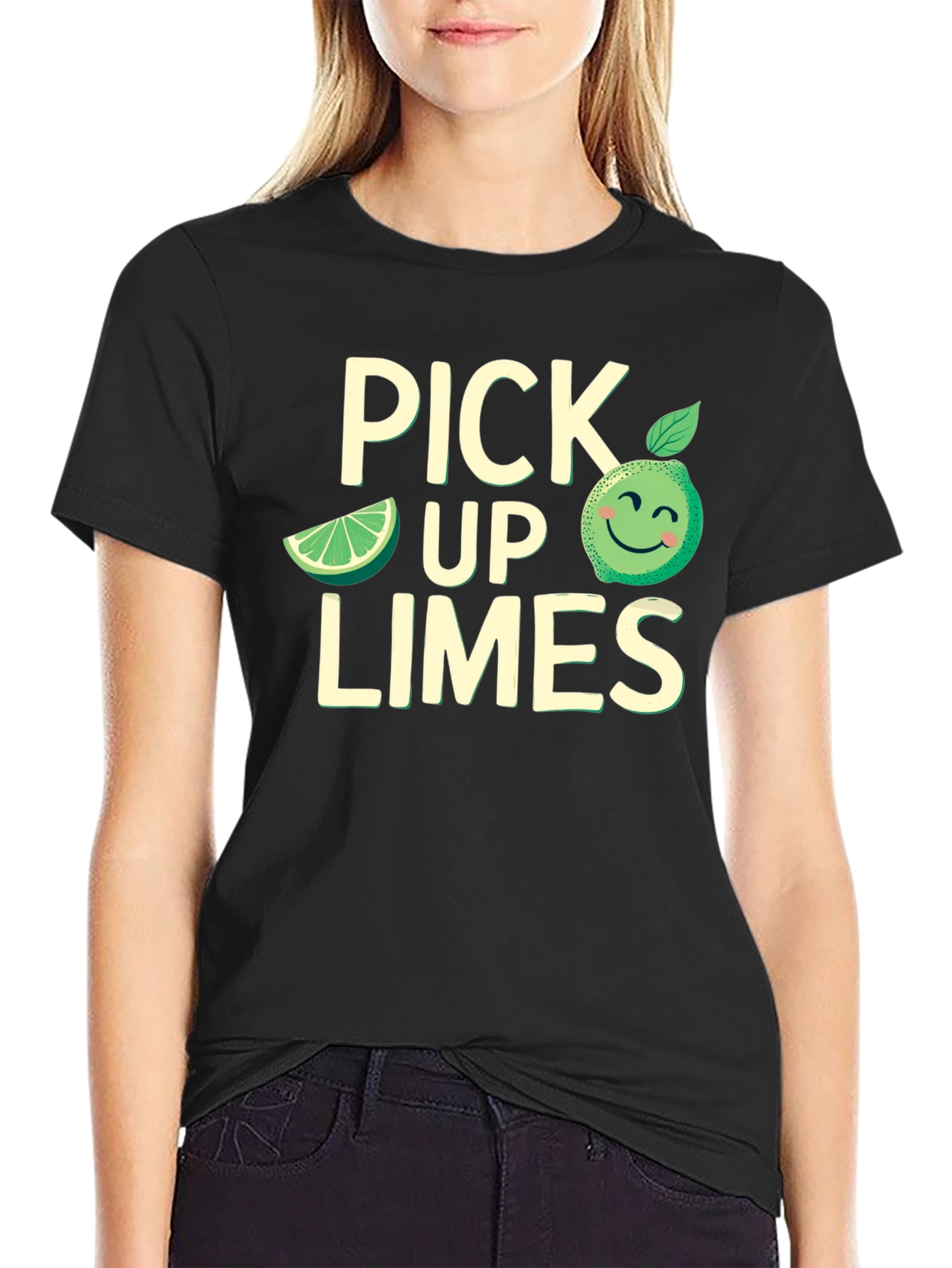 Black Pick Up Limes Graphic Tee view 2