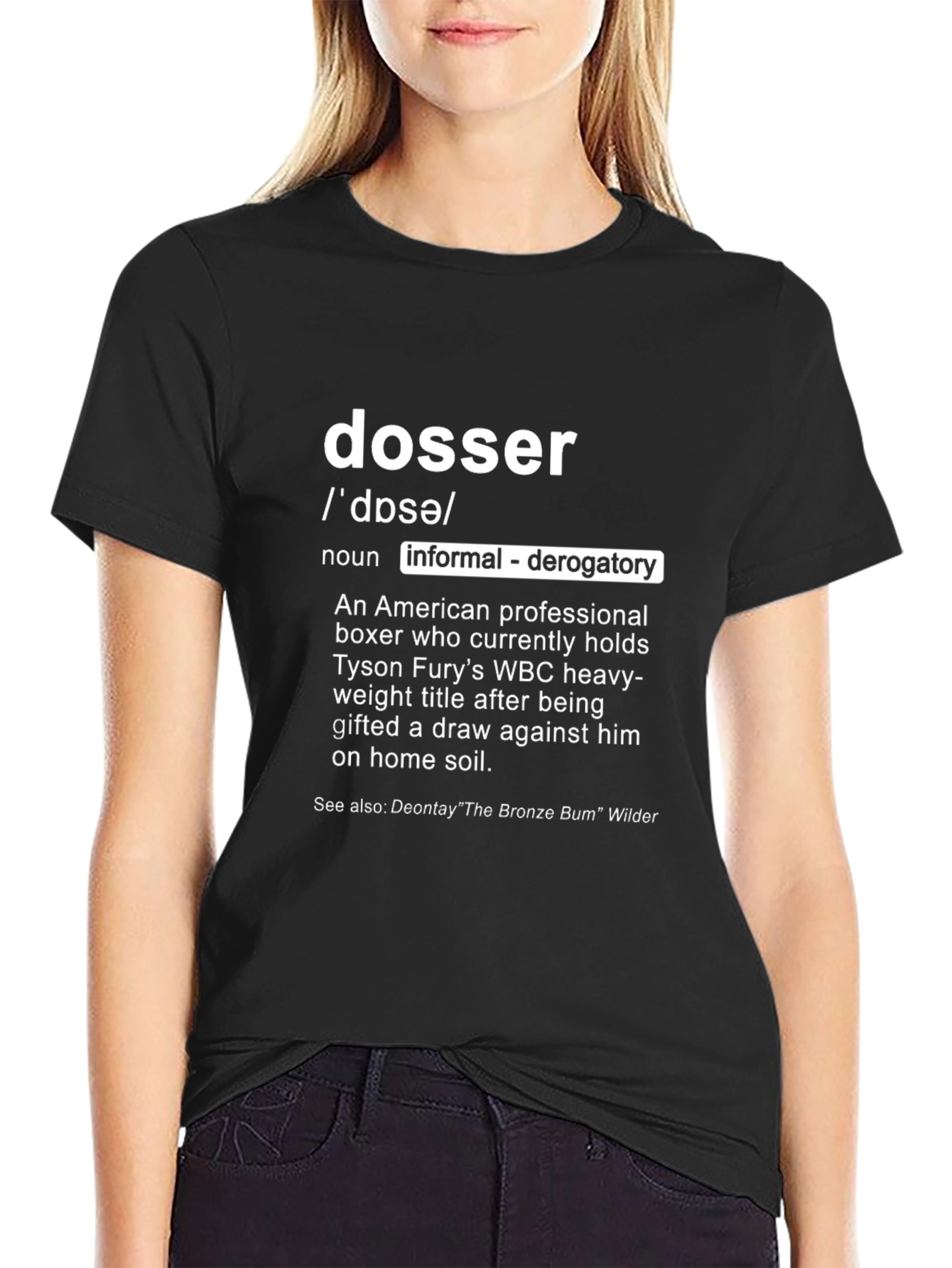 Black Dosser Definition T-Shirt view 2