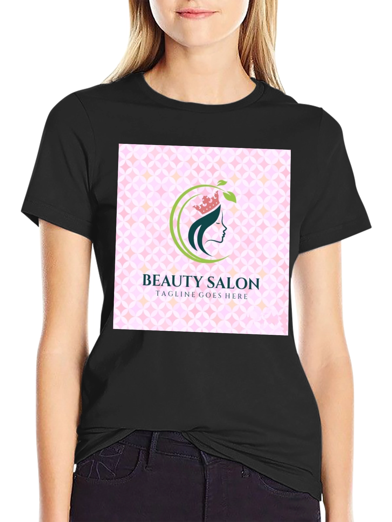 Black Beauty Salon Graphic T-Shirt view 2