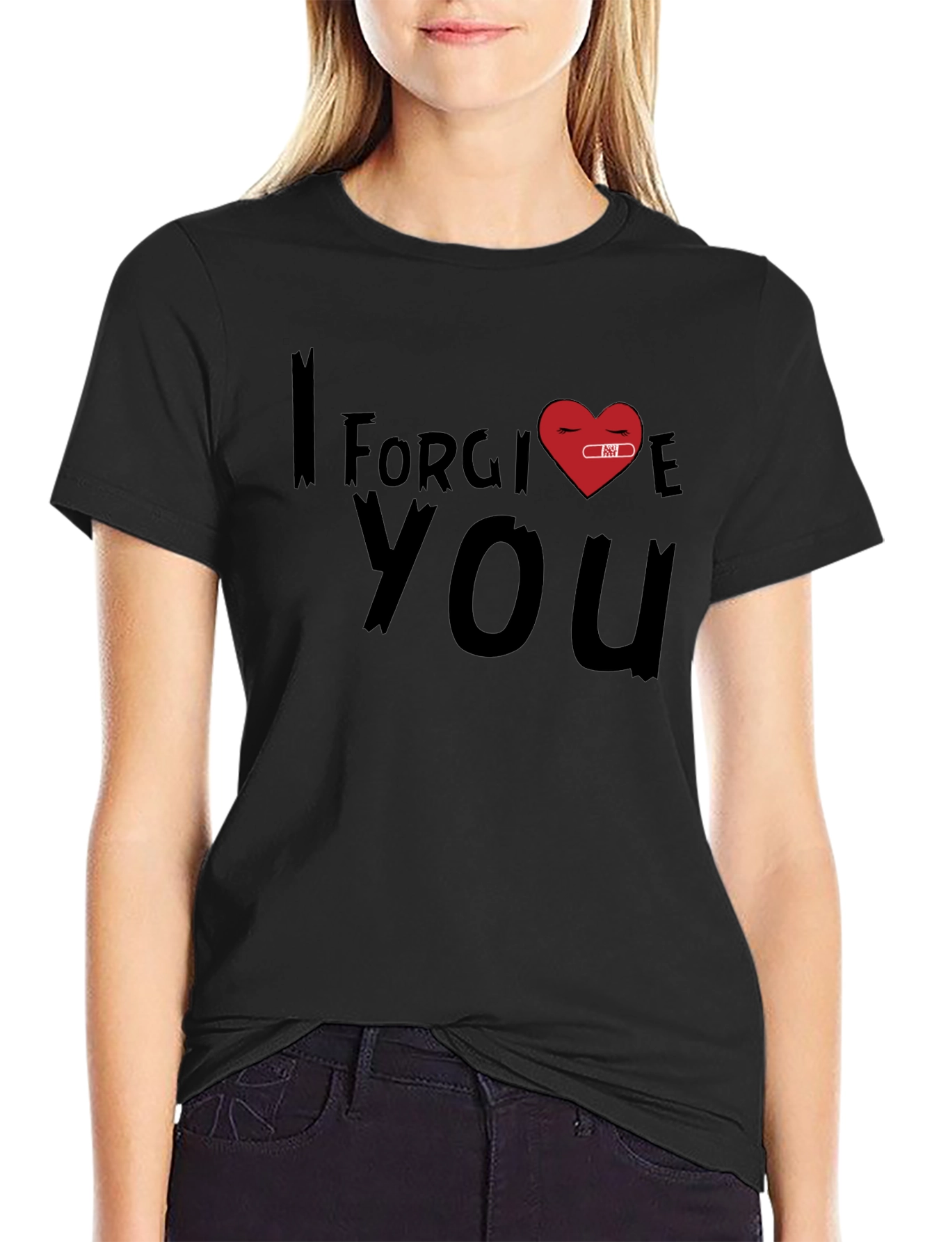 Black I Forgive You Graphic Tee view 2