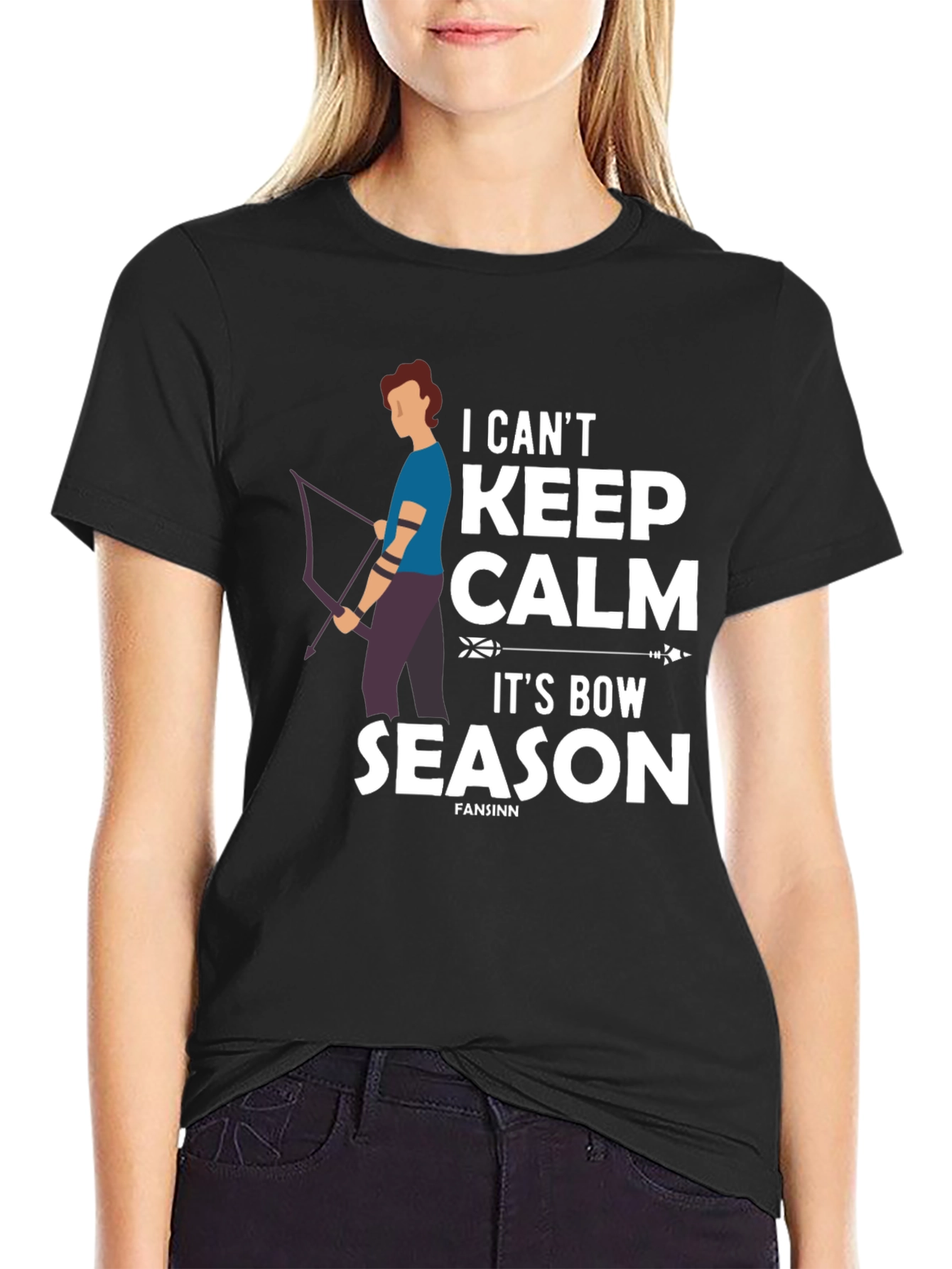 Black Bow Season T-Shirt: I Can't Keep Calm! view 2