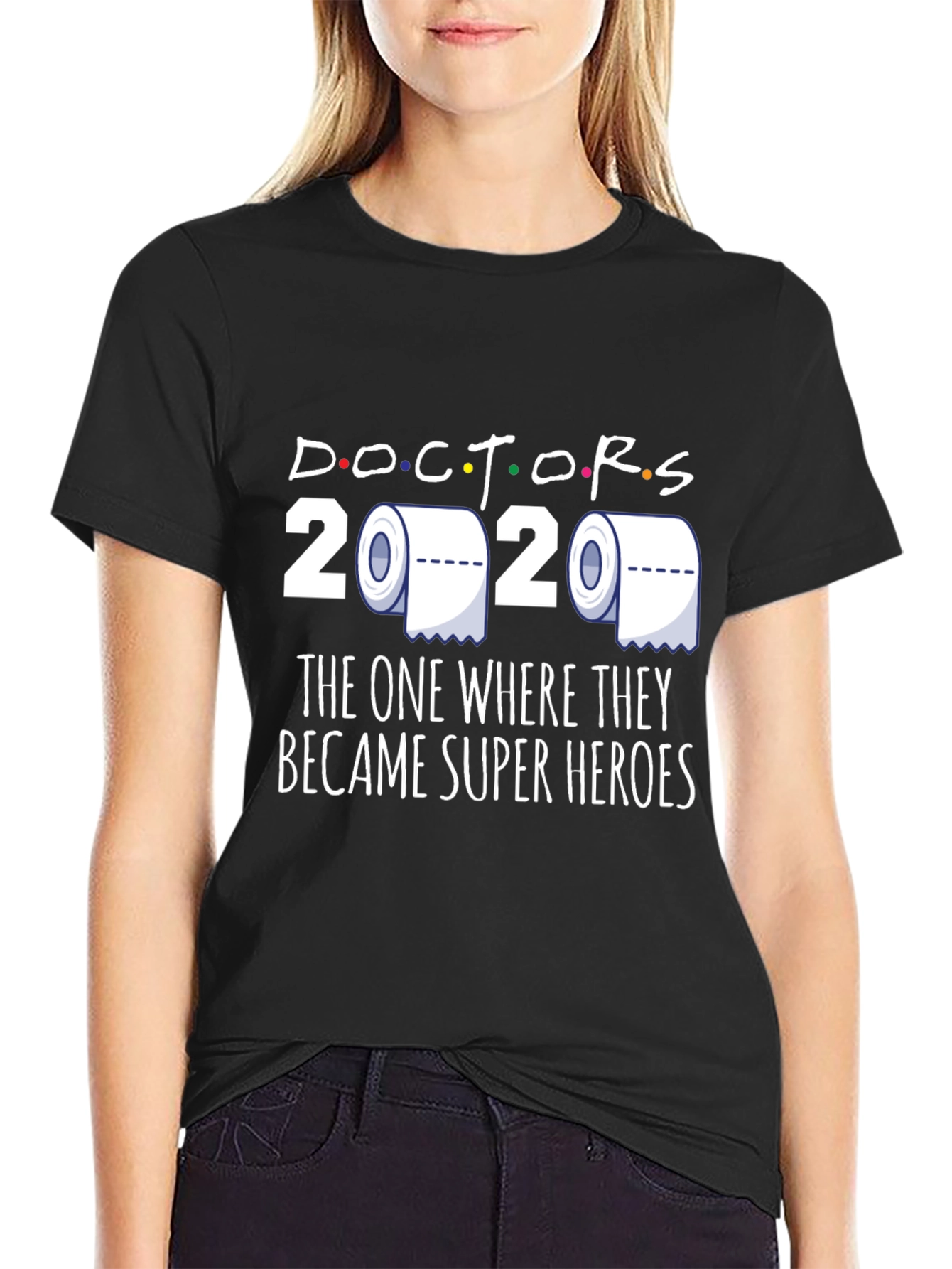 Black Doctors 2020 Superheroes T-Shirt view 2