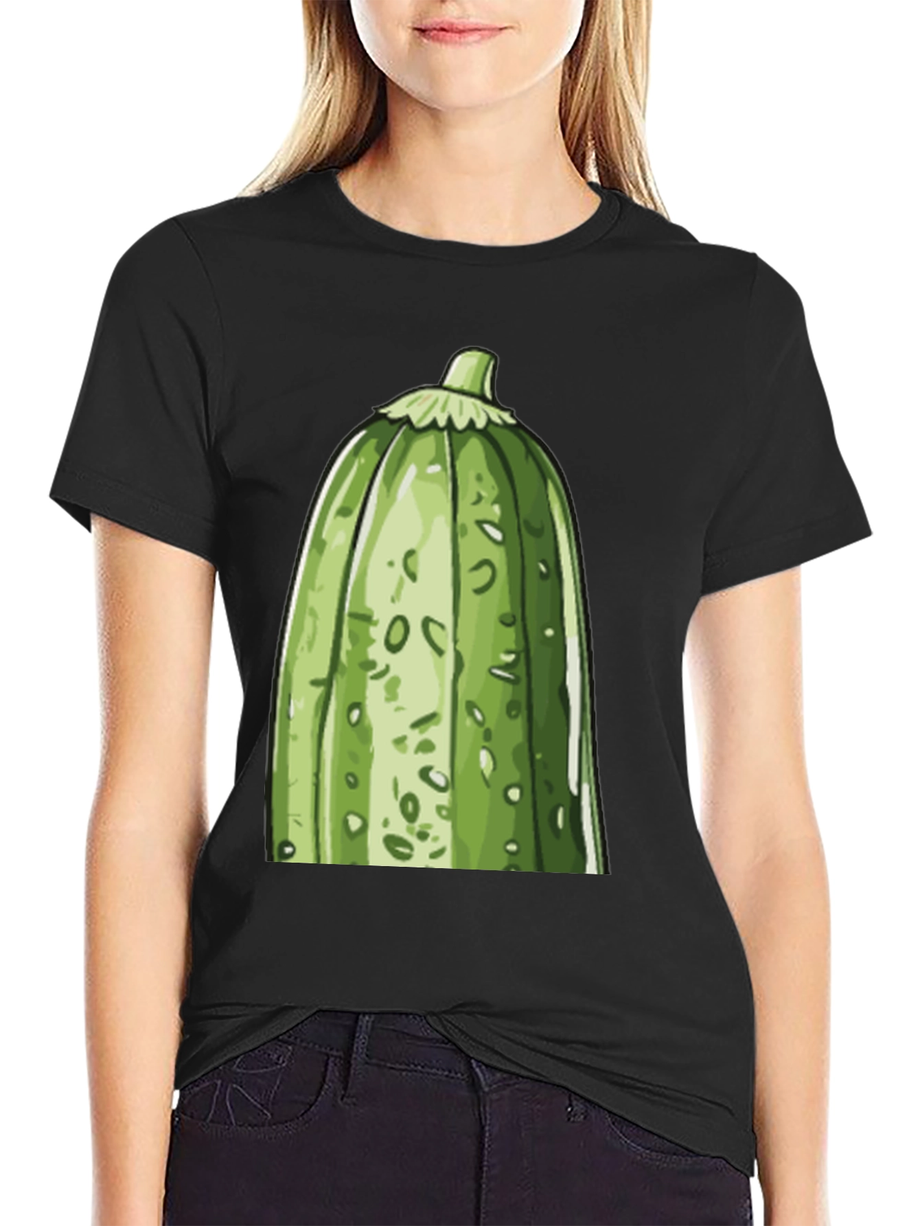 Zucchini Graphic Tee - Quirky Vegetable Lover's T-Shirt - 2
