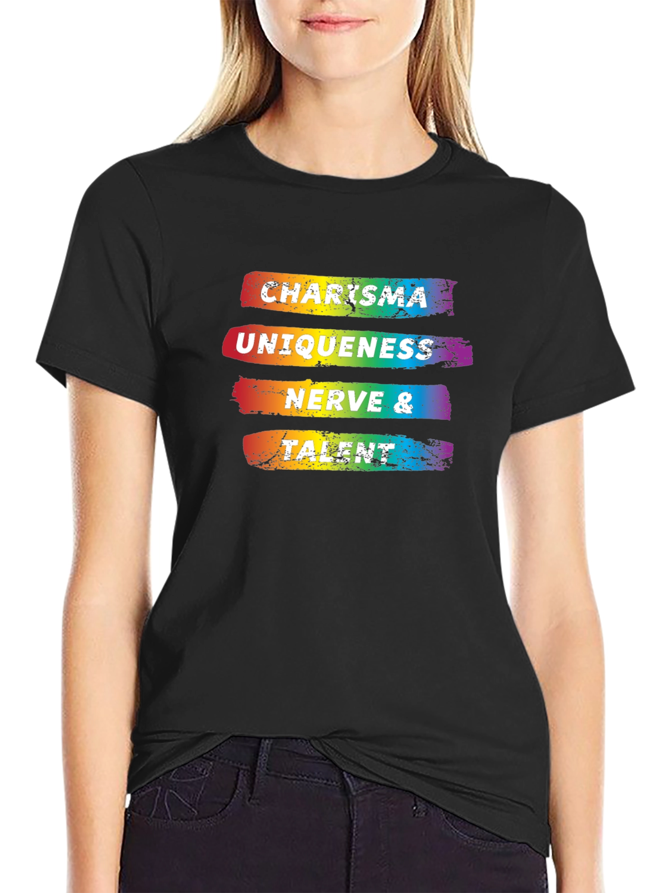 Black Rainbow Charisma T-Shirt view 2