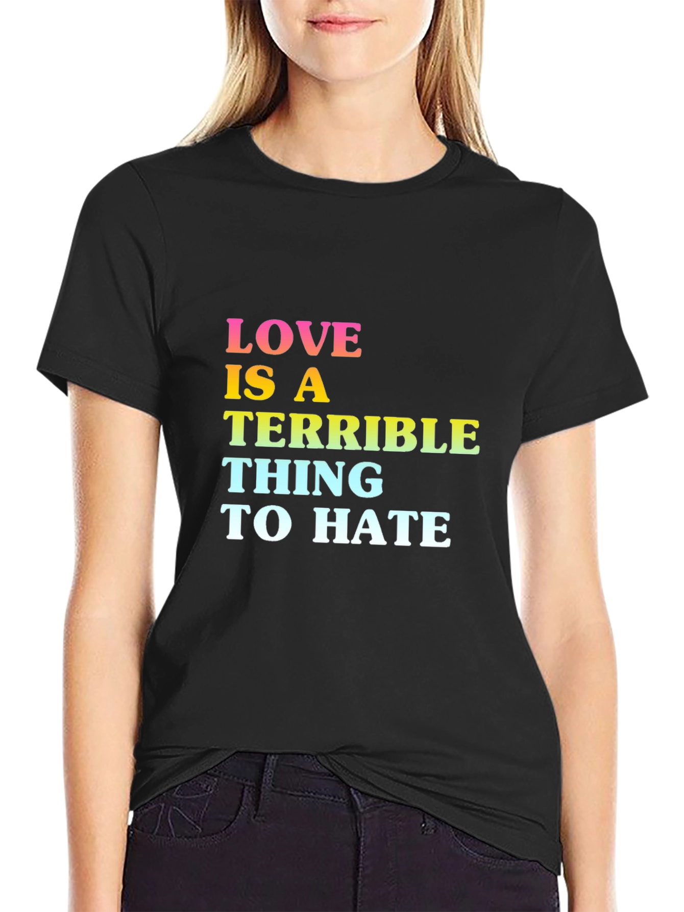 Black Love Is A Terrible Thing To Hate T-Shirt view 2