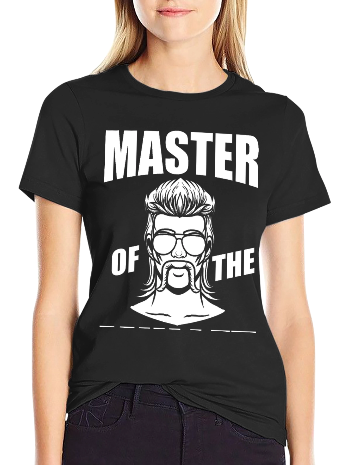 Master of The Mullet Graphic Tee - Black - 2
