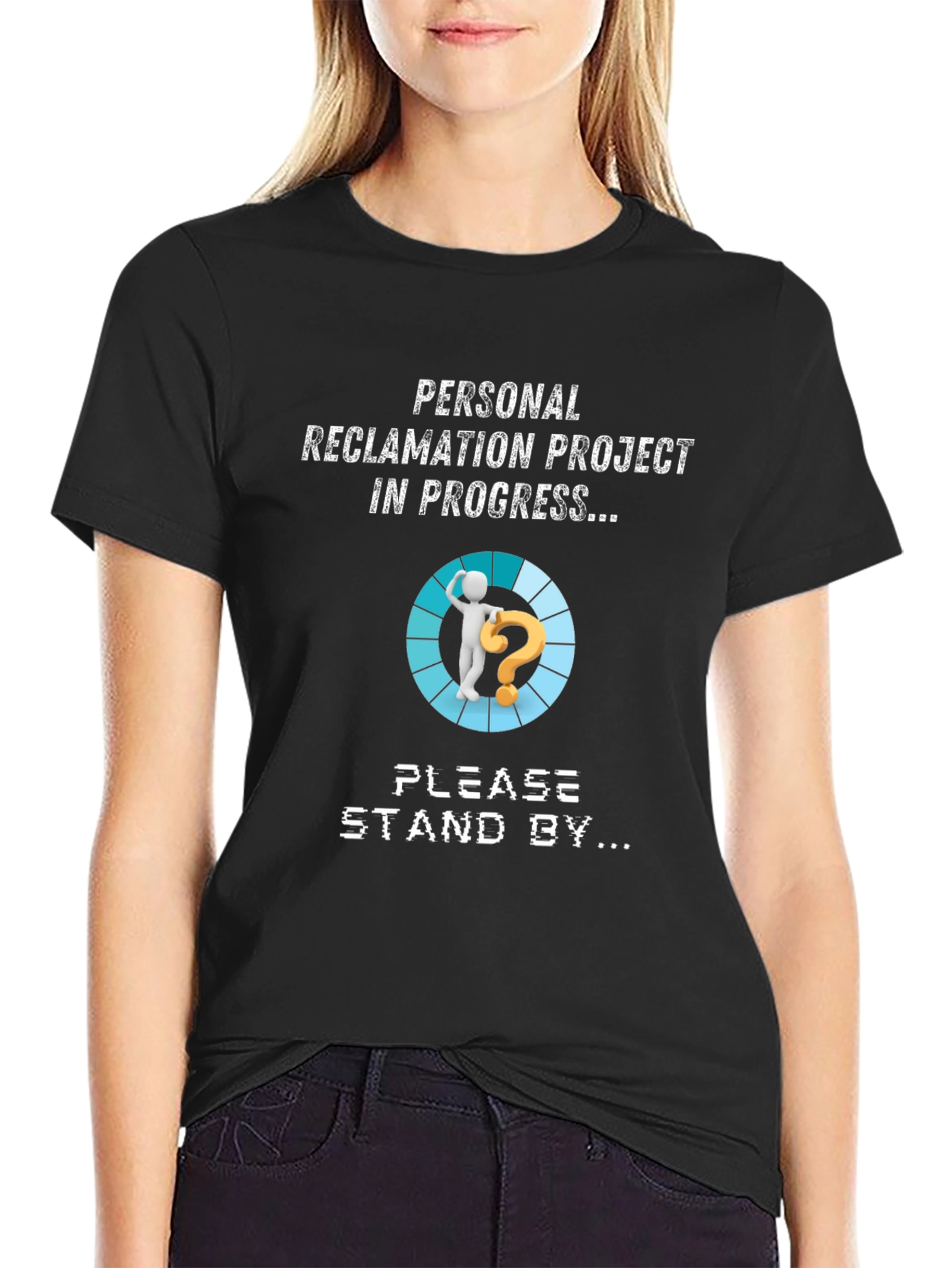 Black Personal Reclamation Project T-Shirt view 2