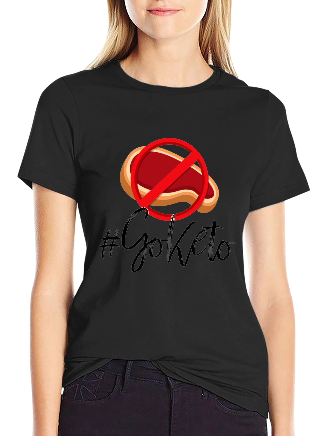 Go Keto T-Shirt - No Meat Diet Tee - 2