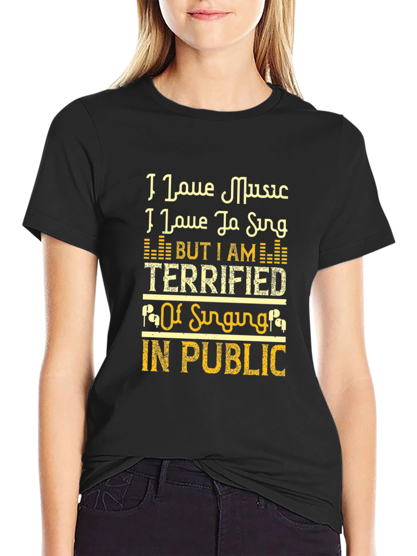 Black Music Lover's Humorous Tee view 2