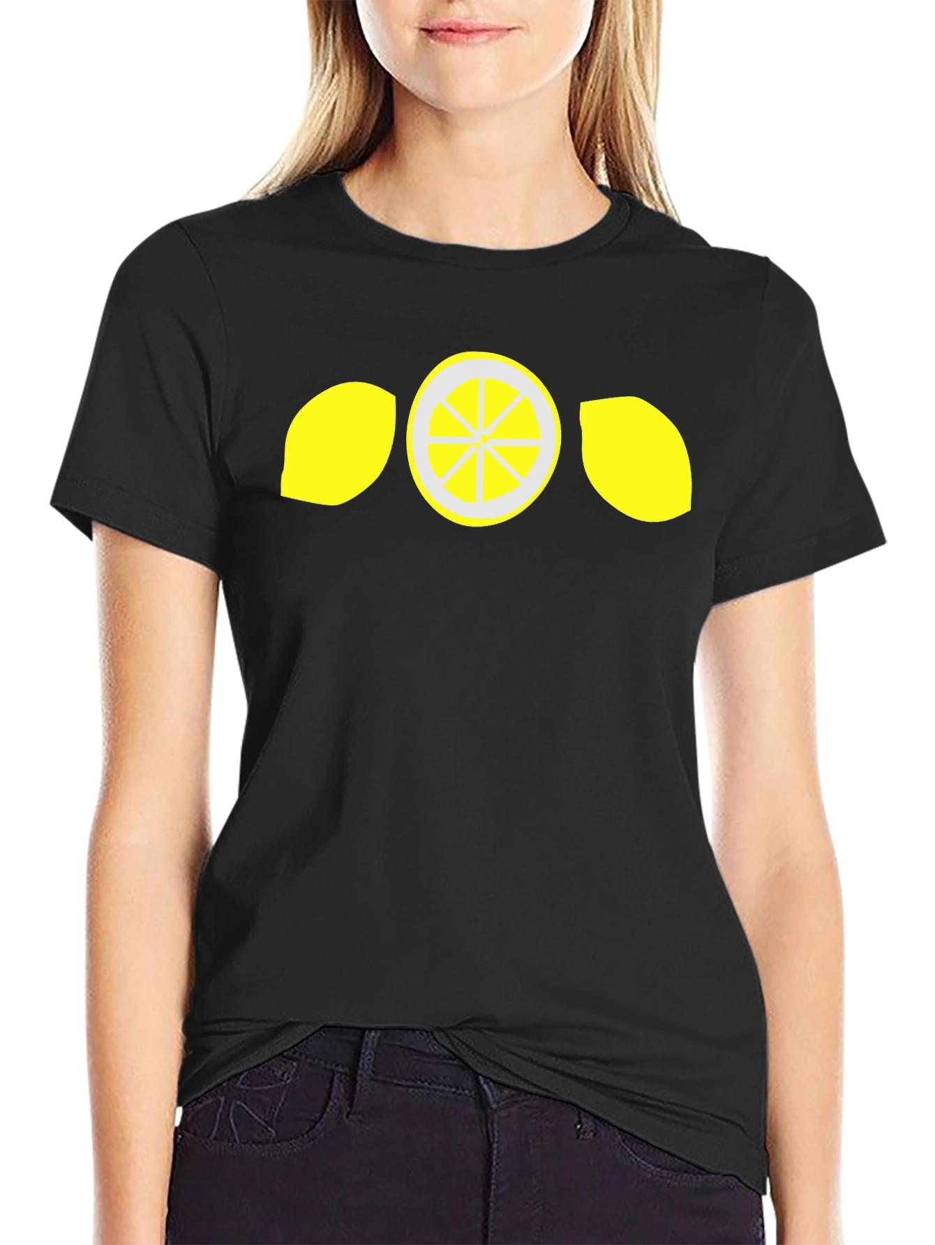 Black Lemon Graphic Tee - Stylish & Fresh! view 2