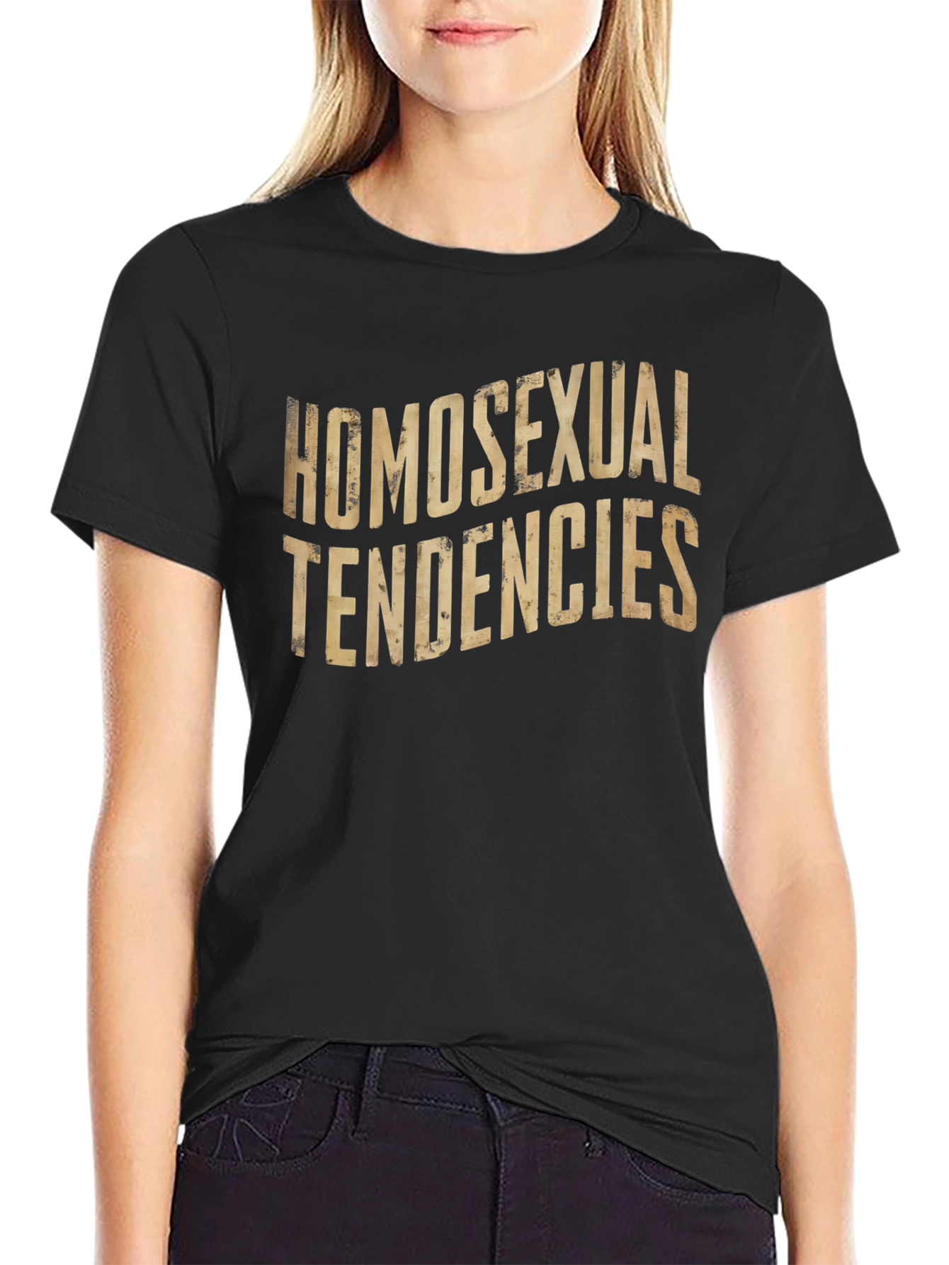 Black Homosexual Tendencies Graphic Tee view 2
