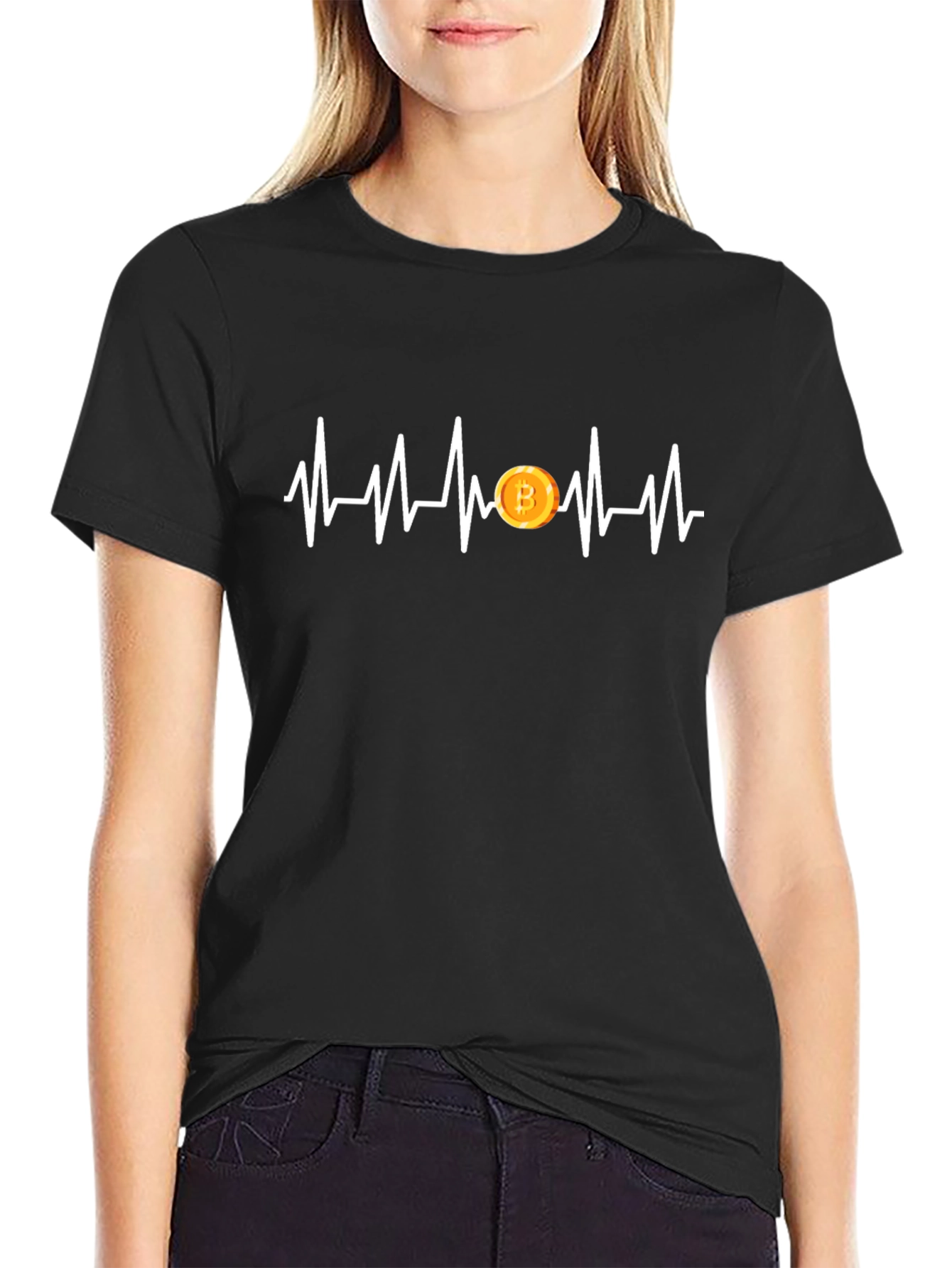 Bitcoin Heartbeat T-Shirt - Crypto Lover Tee - 2