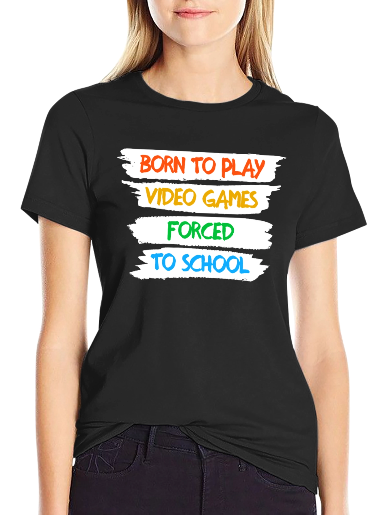 Born to Play Video Games T-Shirt - Gamer Style - 2