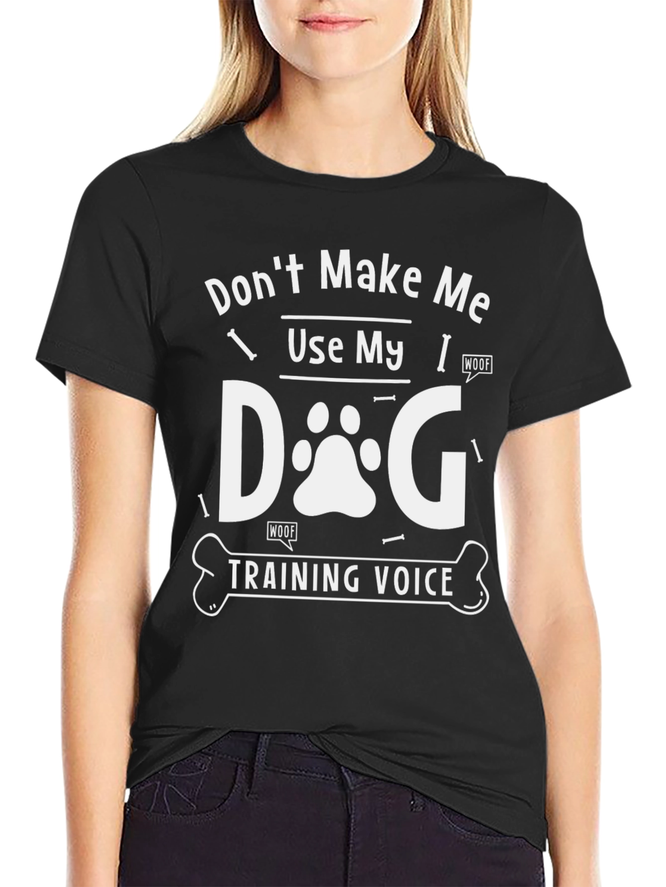 Black Dog Training Voice T-Shirt view 2