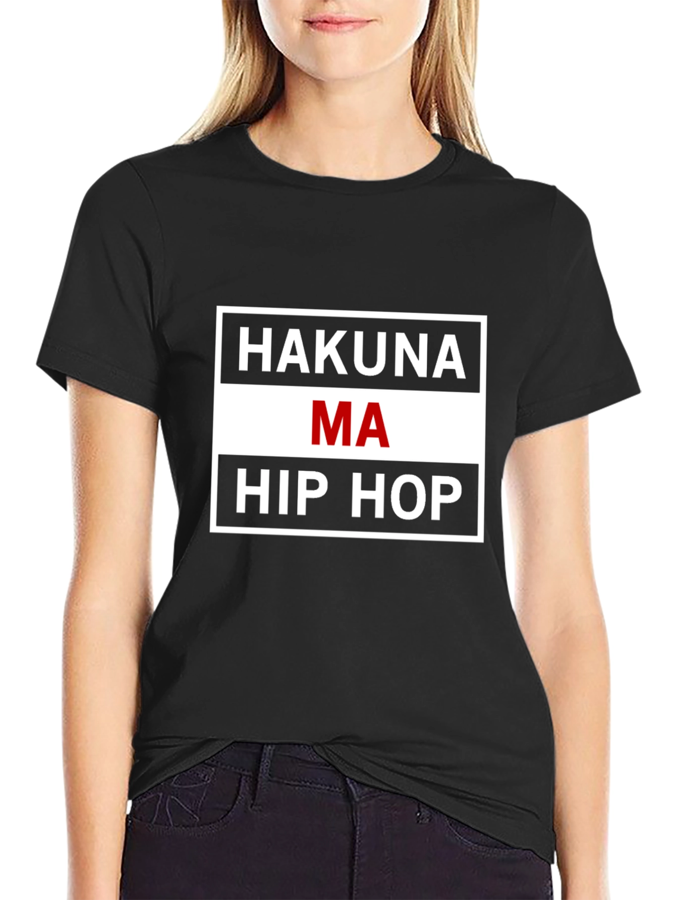 Hakuna Ma Hip Hop Black T-Shirt - 2