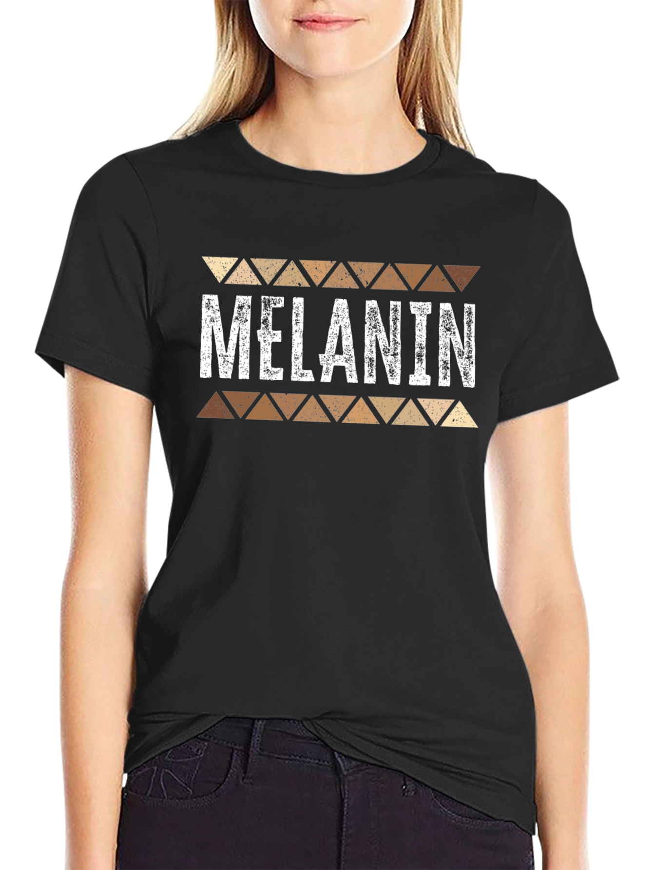 Black Melanin Pride Graphic Tee - Black view 2