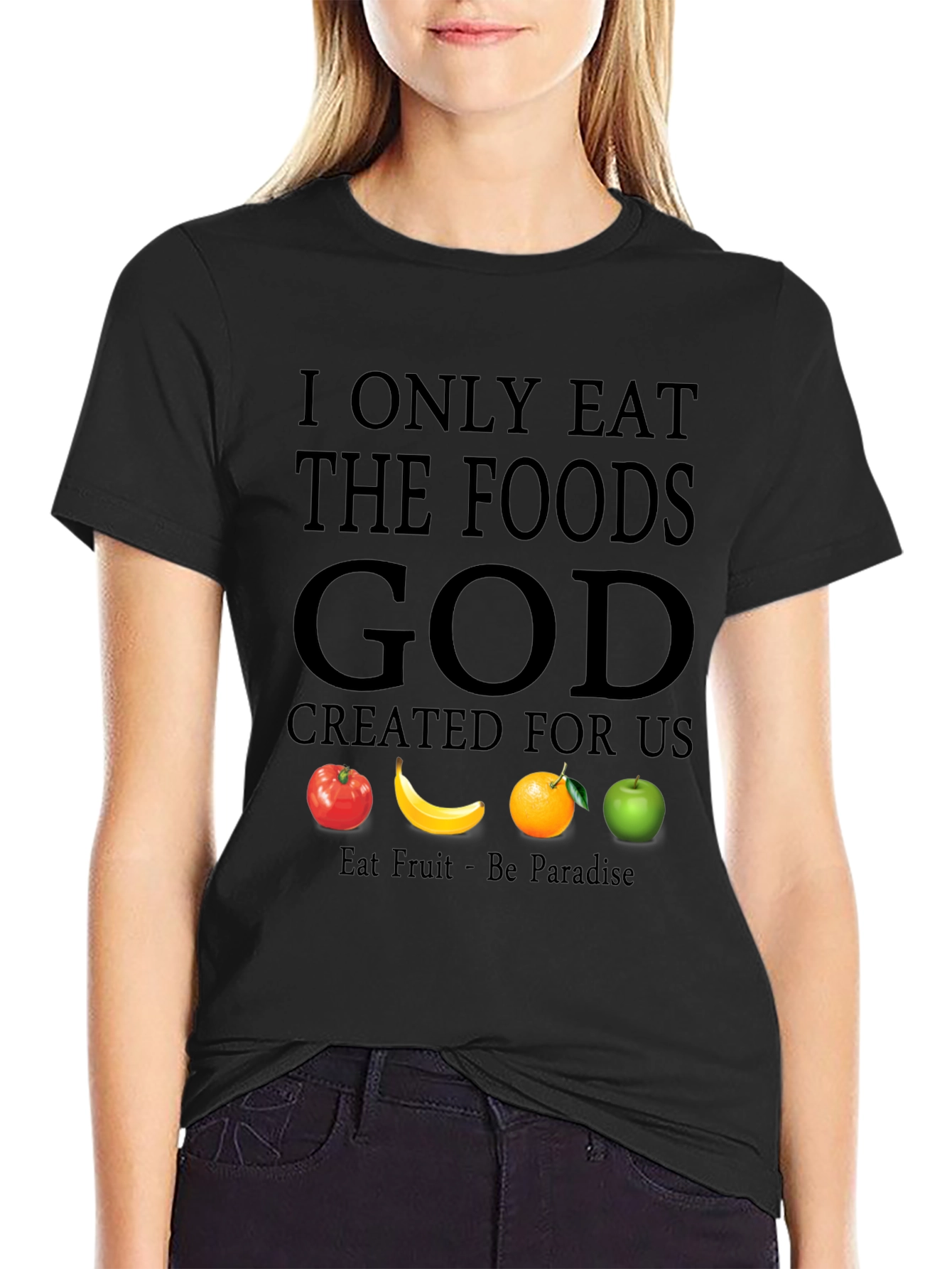 Vegan Fruit T-Shirt - Eat Like God Created! - 2