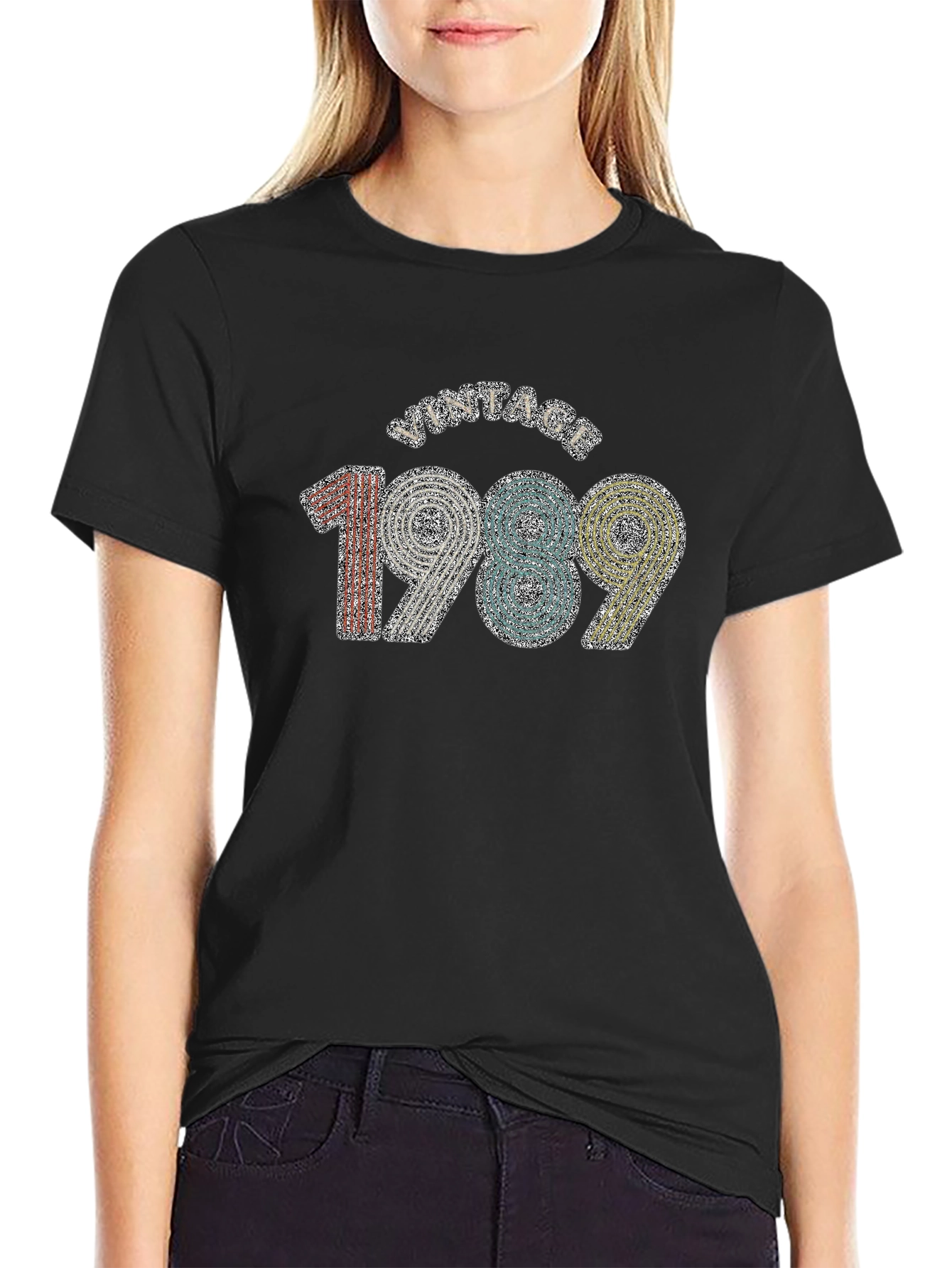 Black Vintage 1989 Graphic Tee view 2