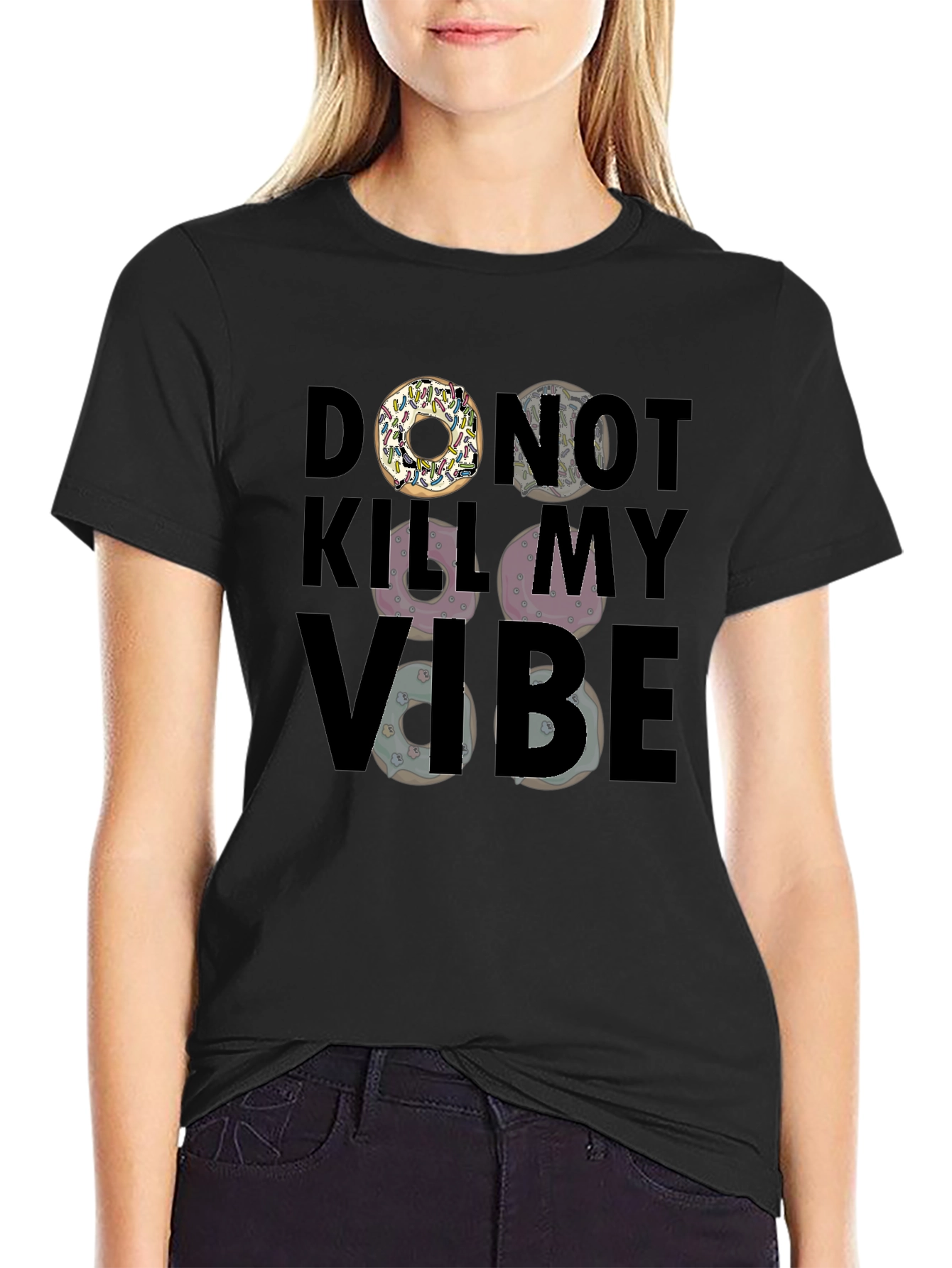 Donut Kill My Vibe Graphic T-Shirt - 2