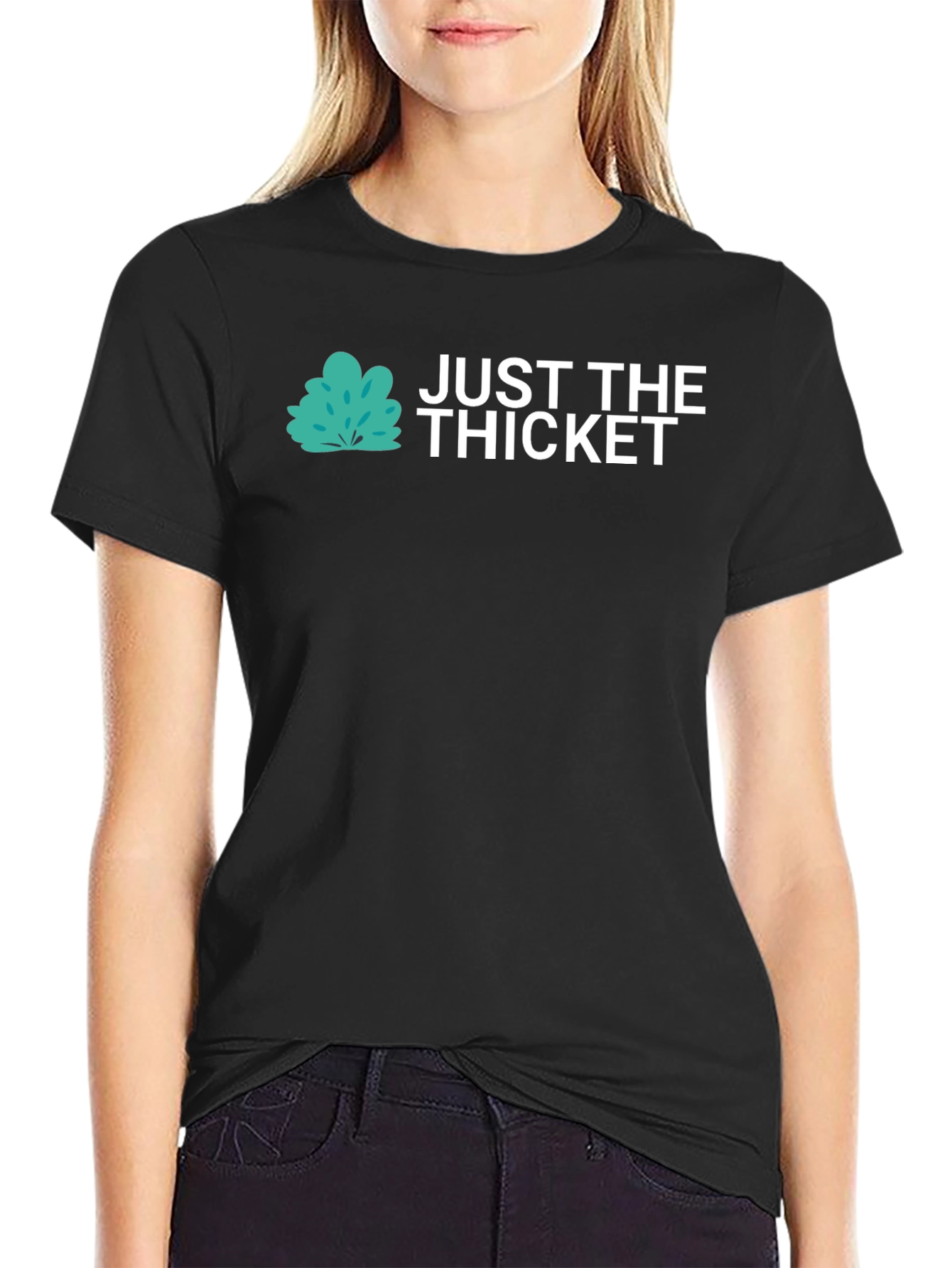 Black Just The Thicket Graphic Tee - Soft Cotton Blend view 2