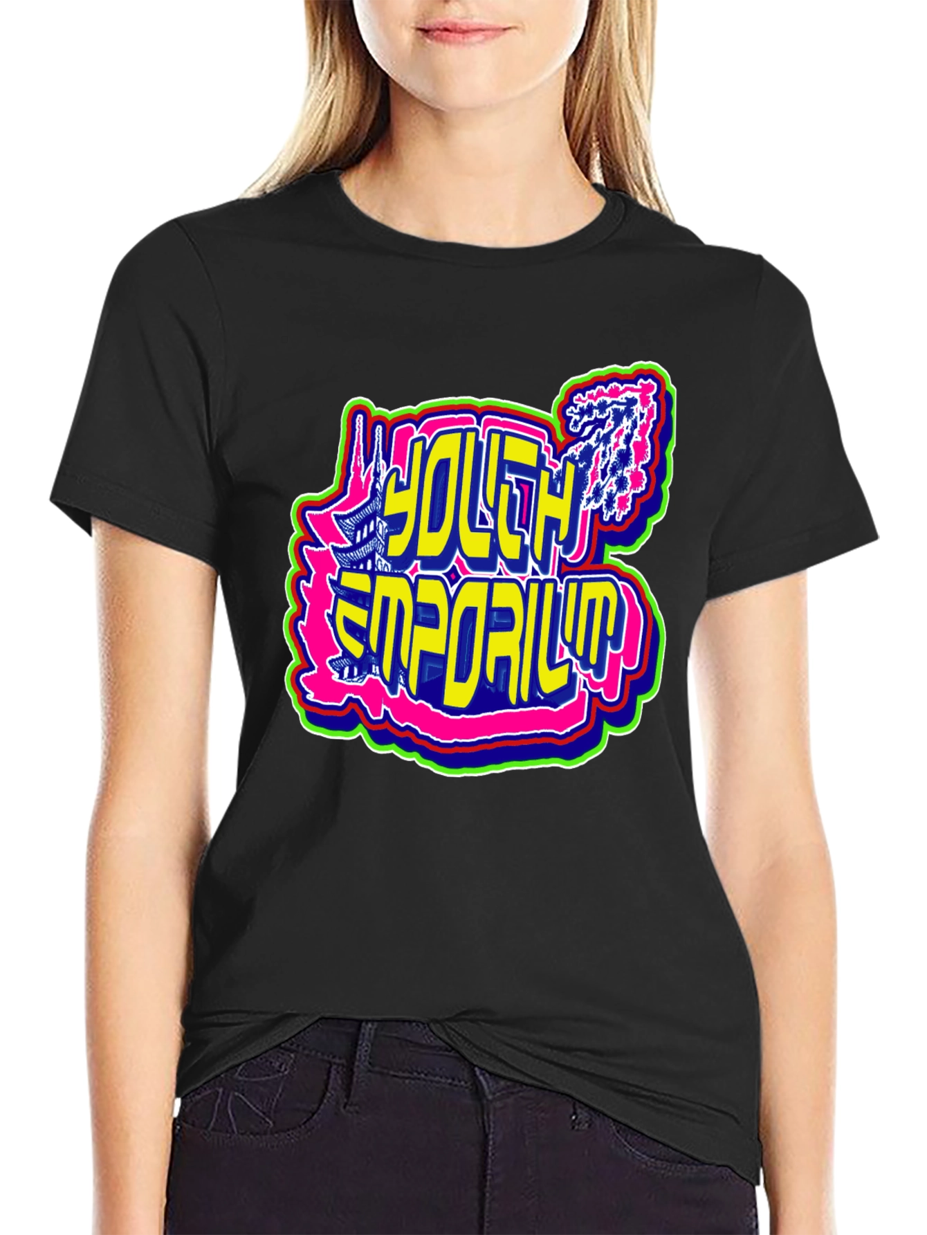 Black Youth Emporium Graphic Tee - Retro Style view 2