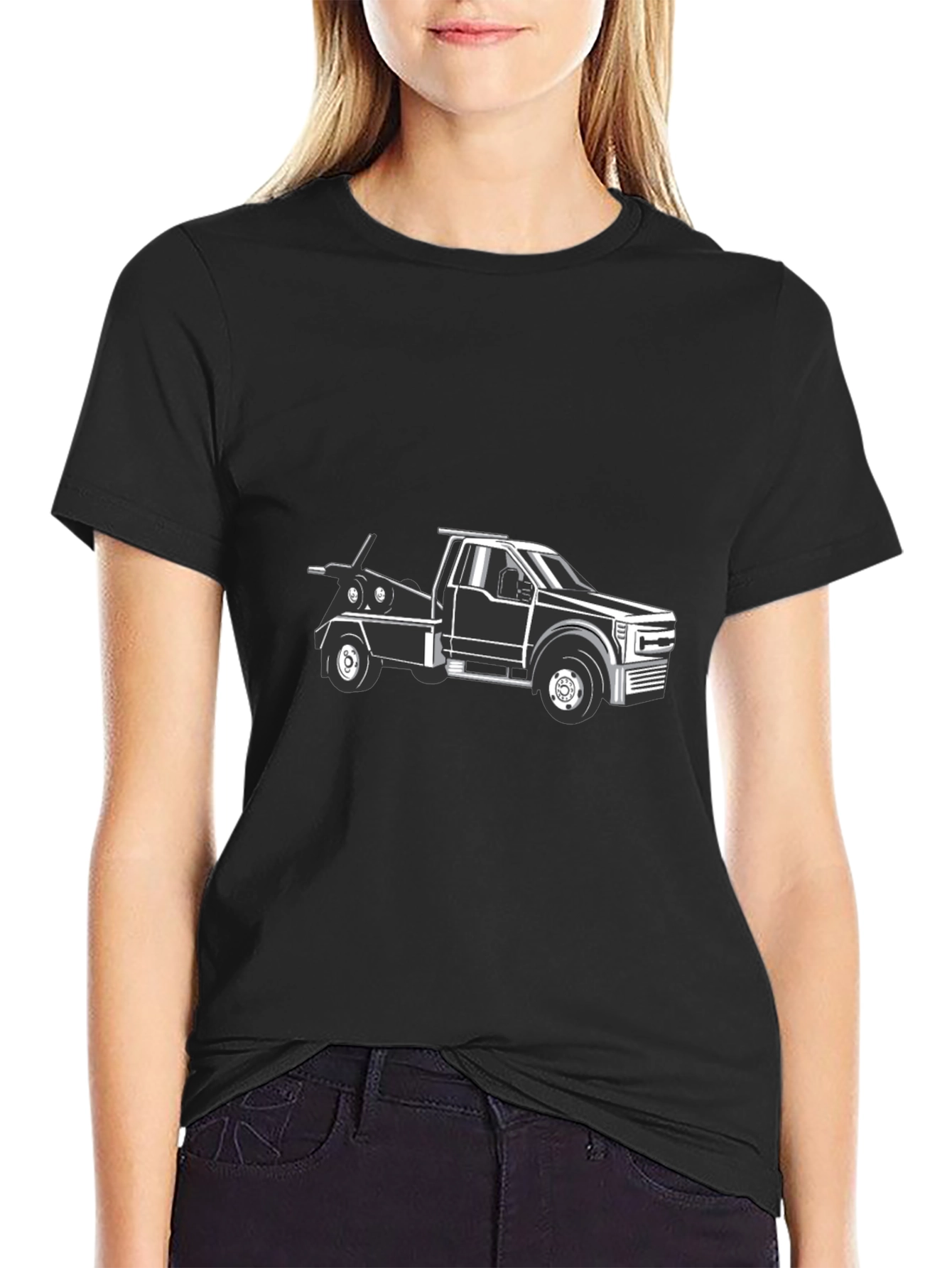 Tow Truck Graphic Tee - Cool Automotive Design - 2