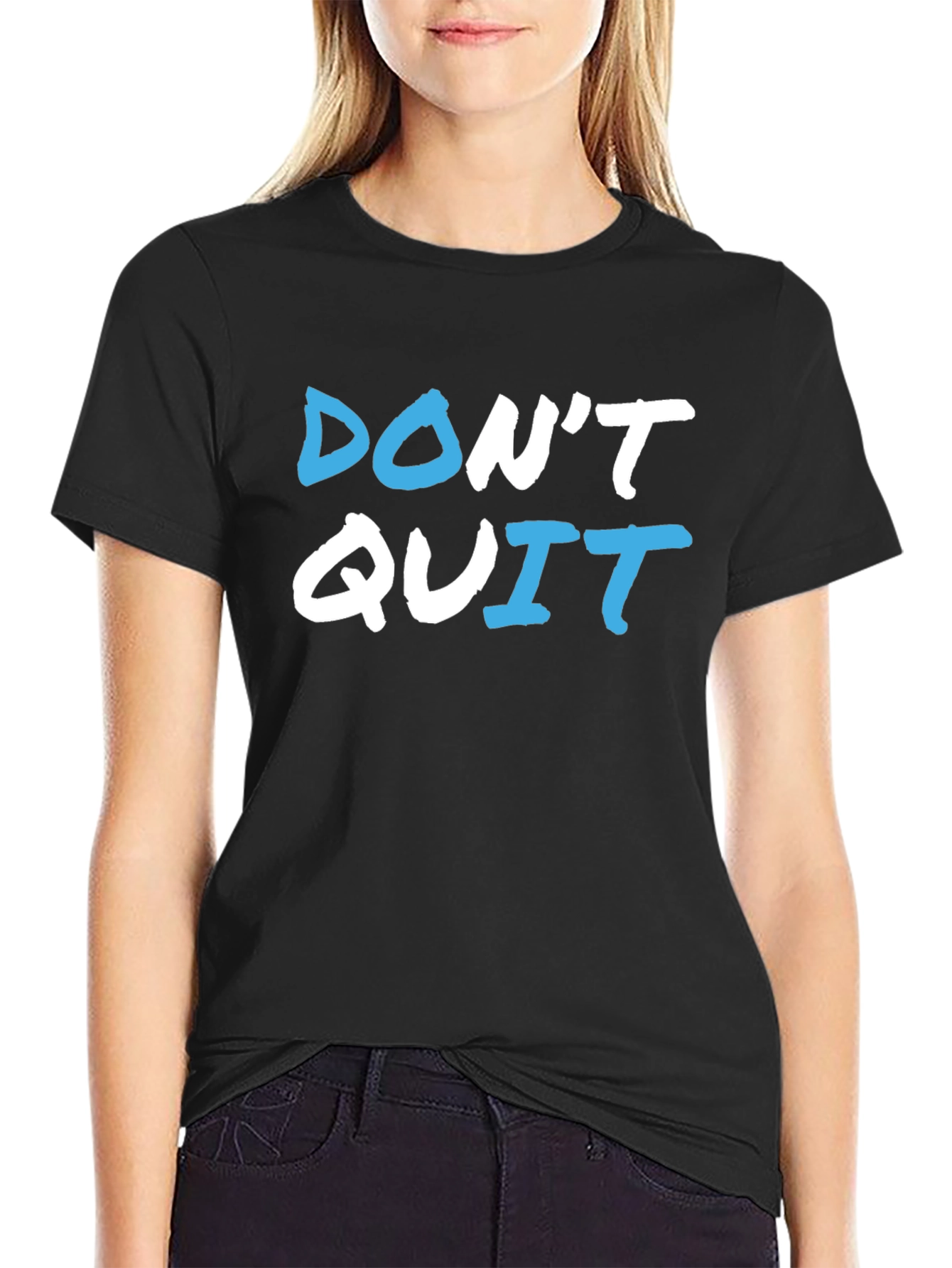 Motivational Don't Quit Graphic Tee - 2