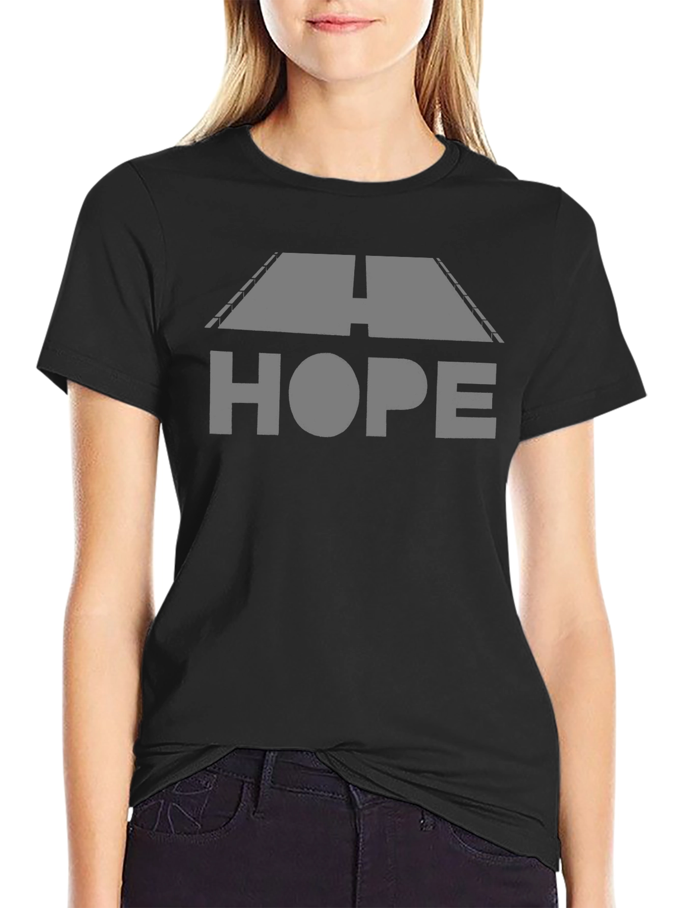 Black Hope Road T-Shirt - Unisex Graphic Tee view 2