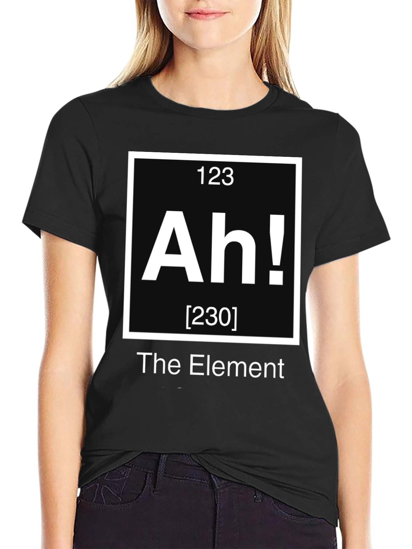The Element "Ah!" T-Shirt - Chemistry Periodic Table Humor - 2
