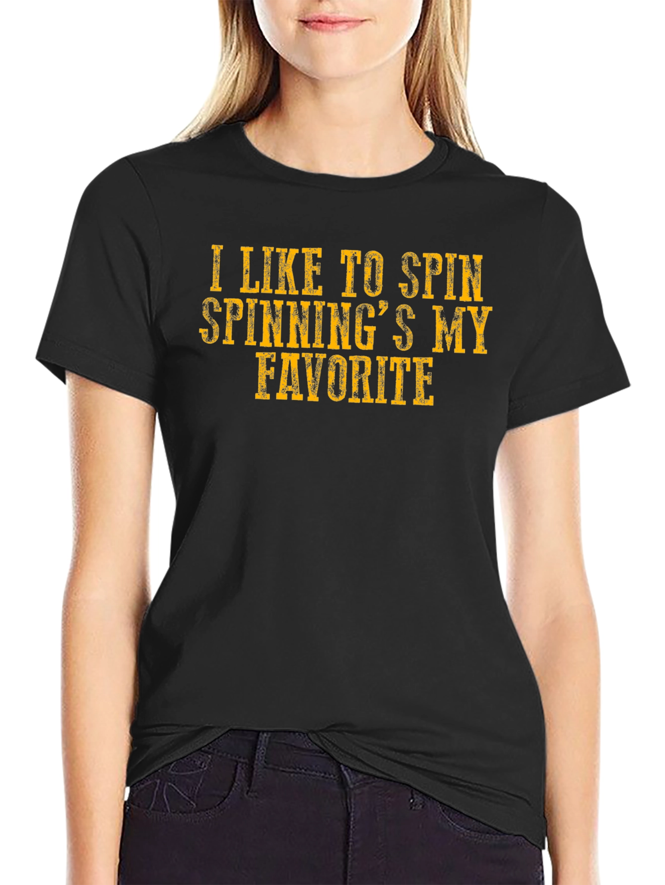 Black Spinning's My Favorite T-Shirt view 2
