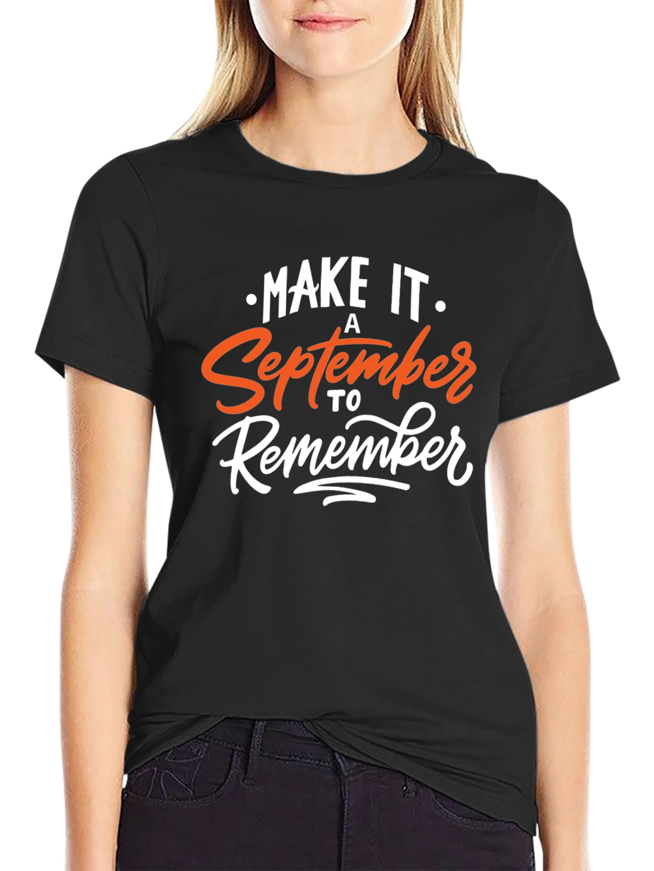 Black September to Remember T-Shirt view 2