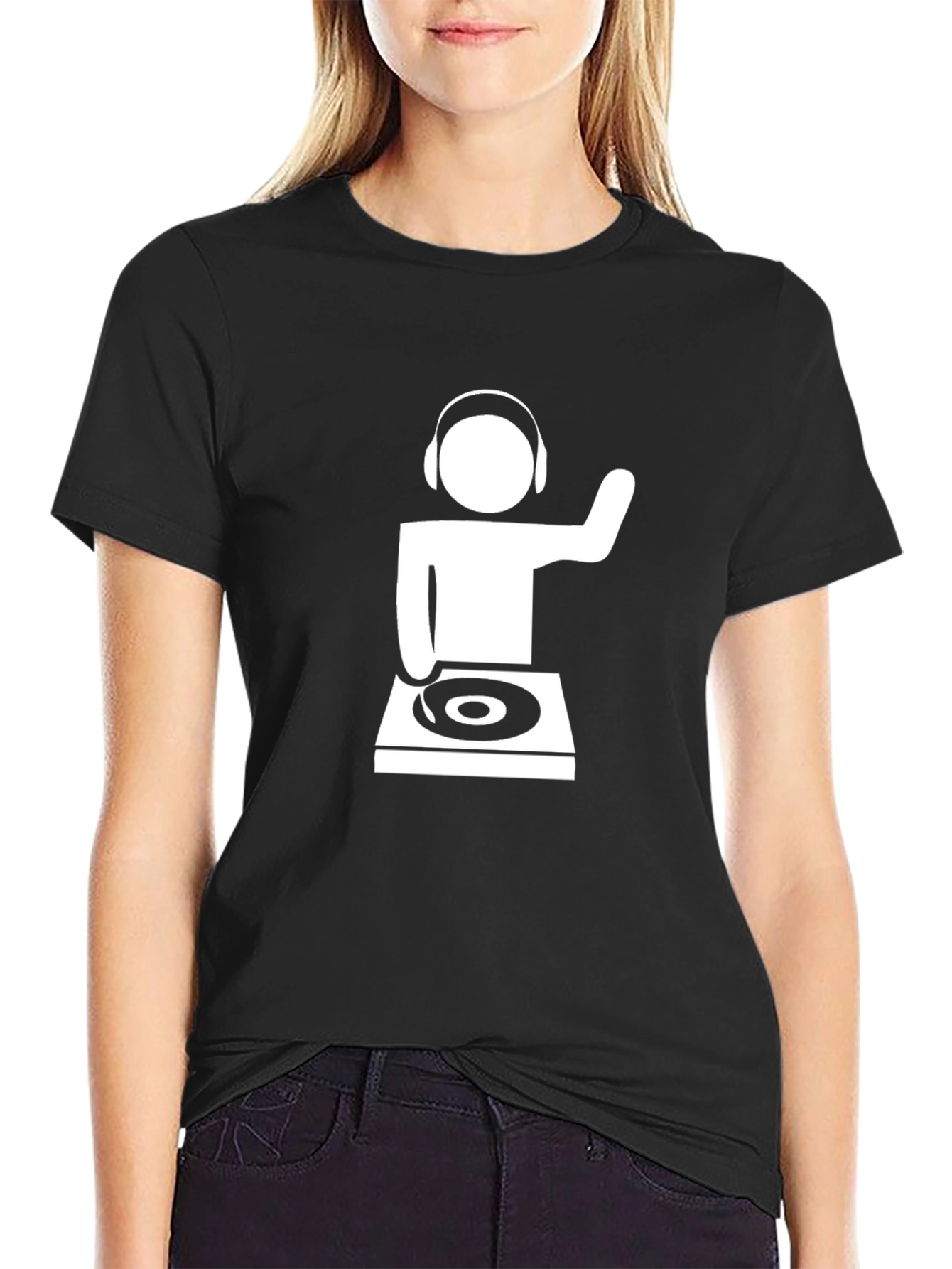DJ Graphic Tee - Cool Turntable Design - 2