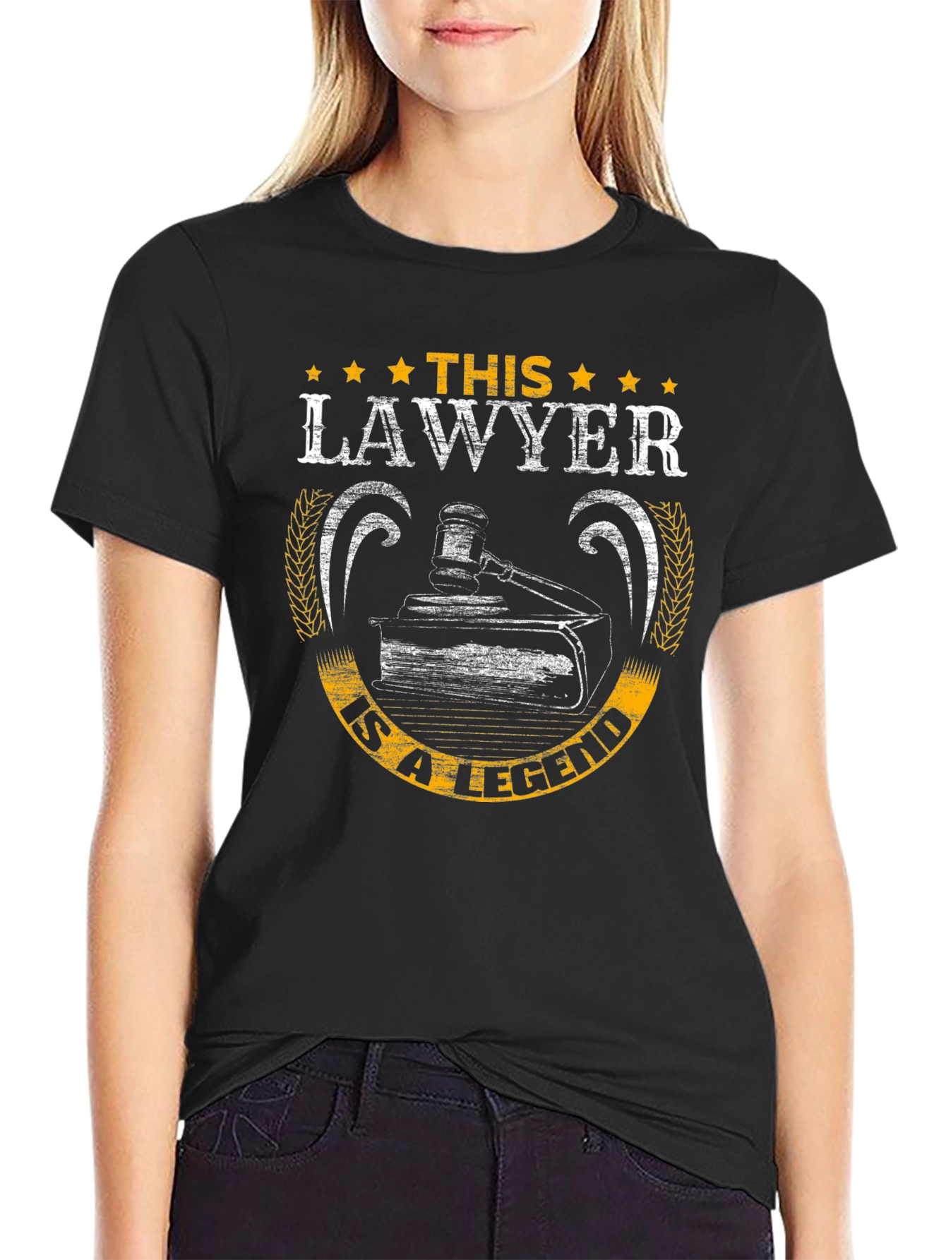Black Lawyer Legend Graphic Tee view 2