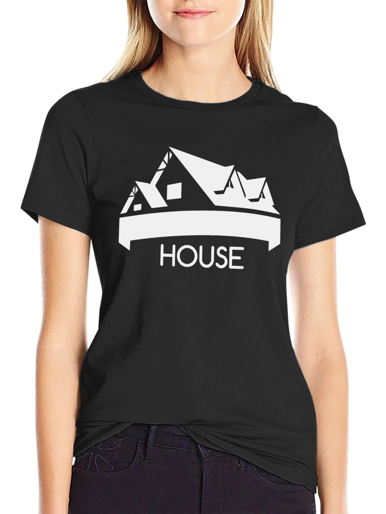 Black House Graphic Tee - Stylish & Comfortable view 2