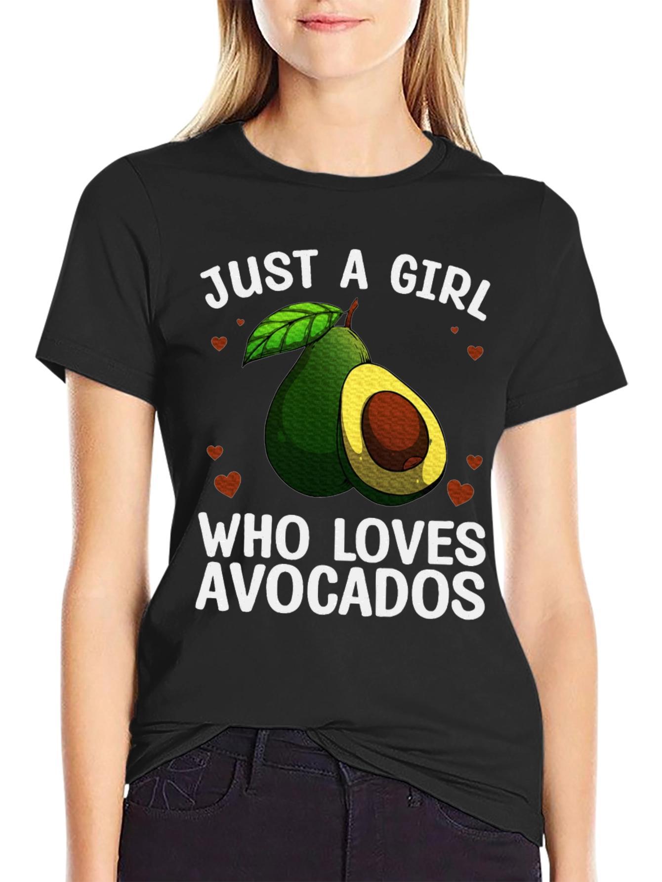 Black Avocado Lover's Black Graphic Tee view 2