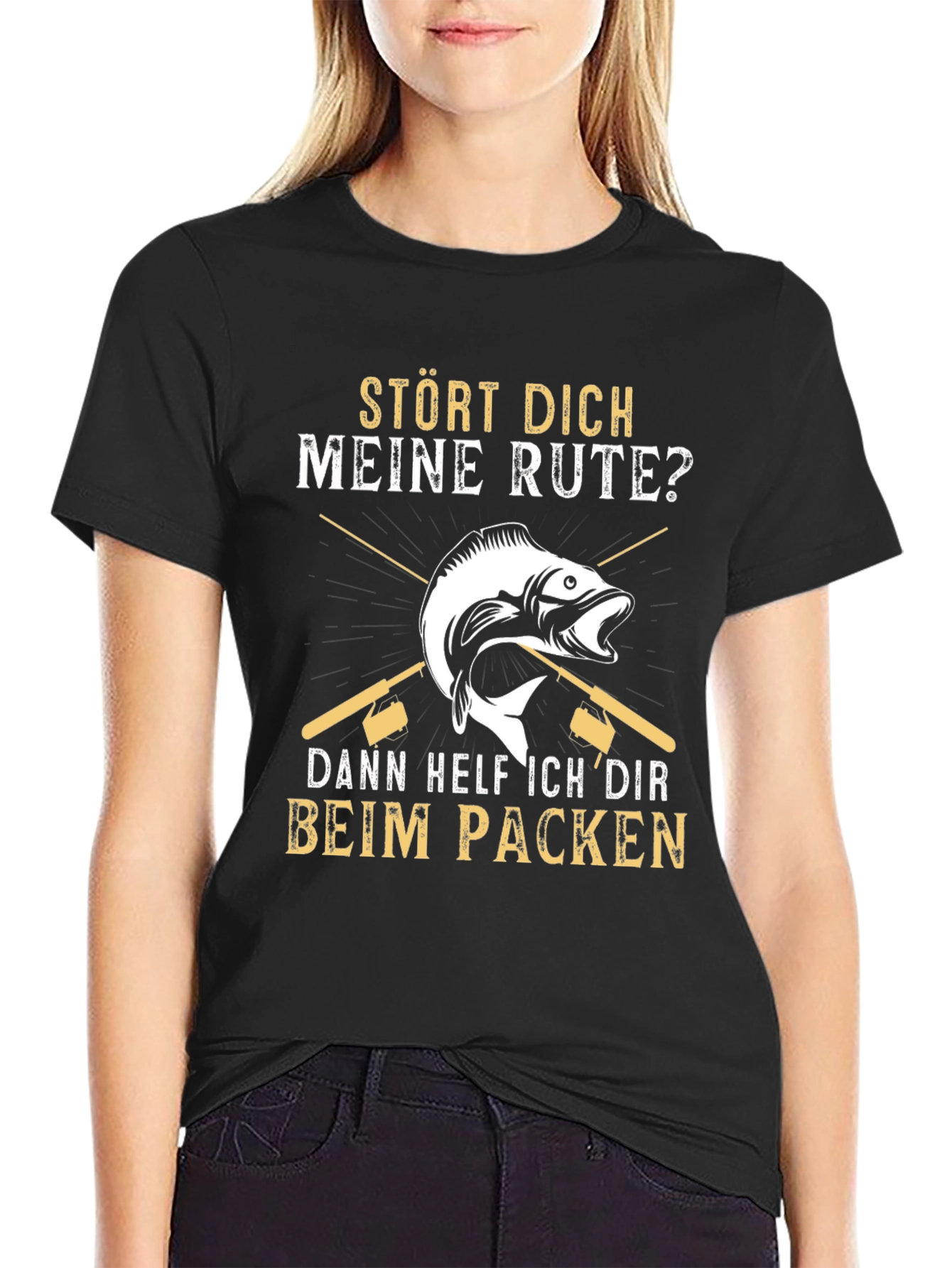 Funny Fishing T-Shirt - Stört Dich Meine Rute? - 2