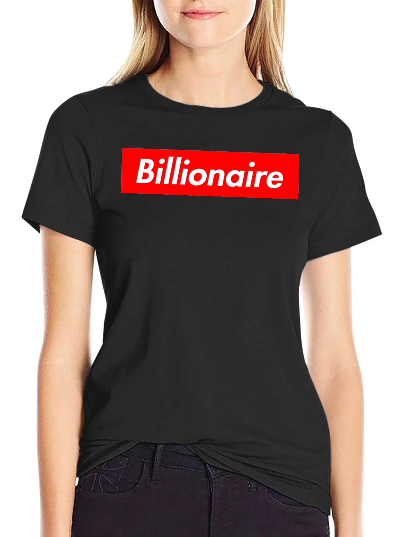 Black Billionaire Graphic Tee - Black Short Sleeve view 2