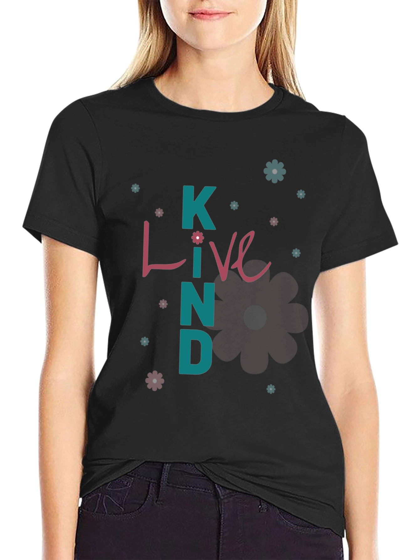 Black Kind Live ND T-Shirt - Unisex view 2