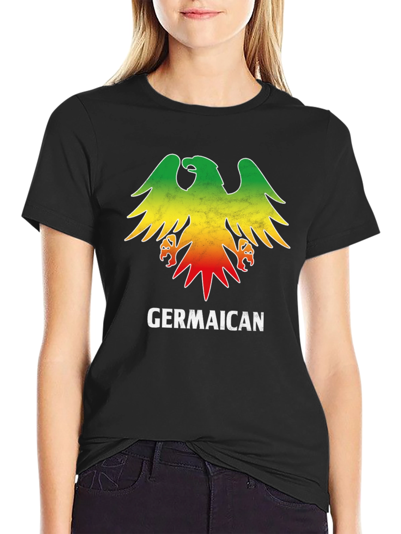 Germaican Rasta Eagle T-Shirt - 2
