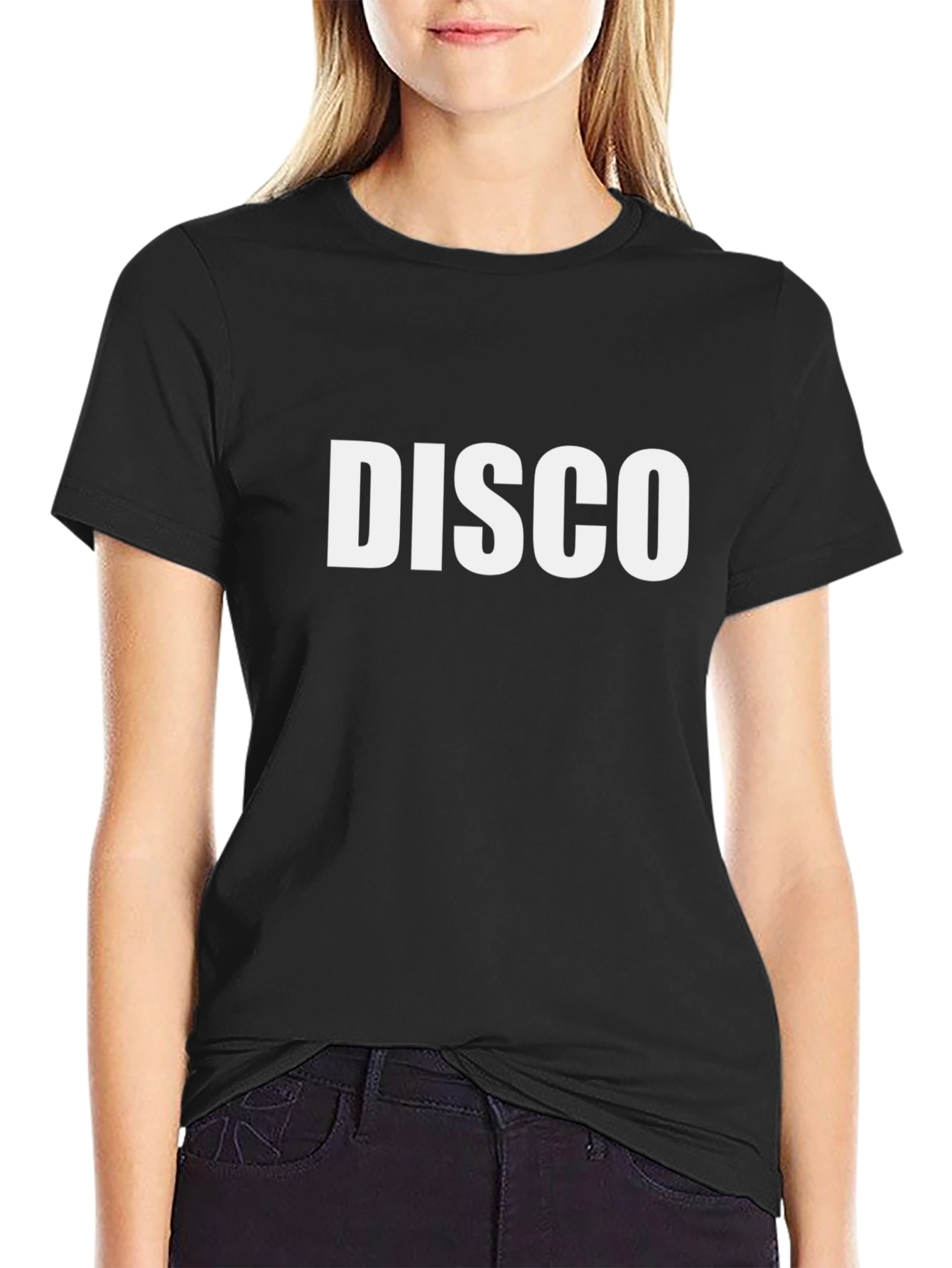 Black Men's Disco Graphic Tee - Black view 2