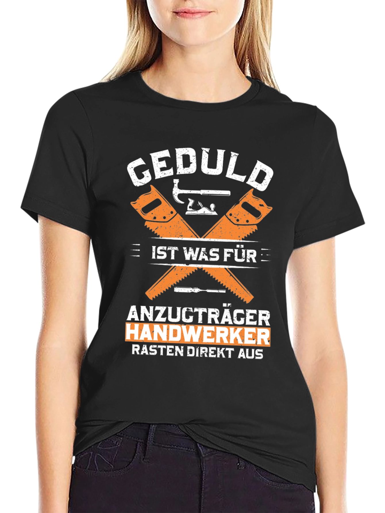 GEDULD Handwerker T-Shirt, German Humor Tee - 2