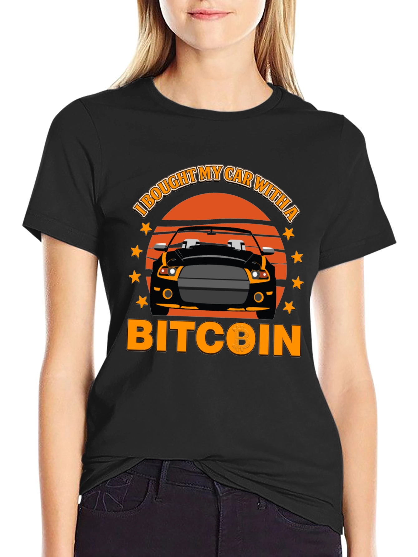 Bitcoin Car T-Shirt - Crypto Investor Tee - 2