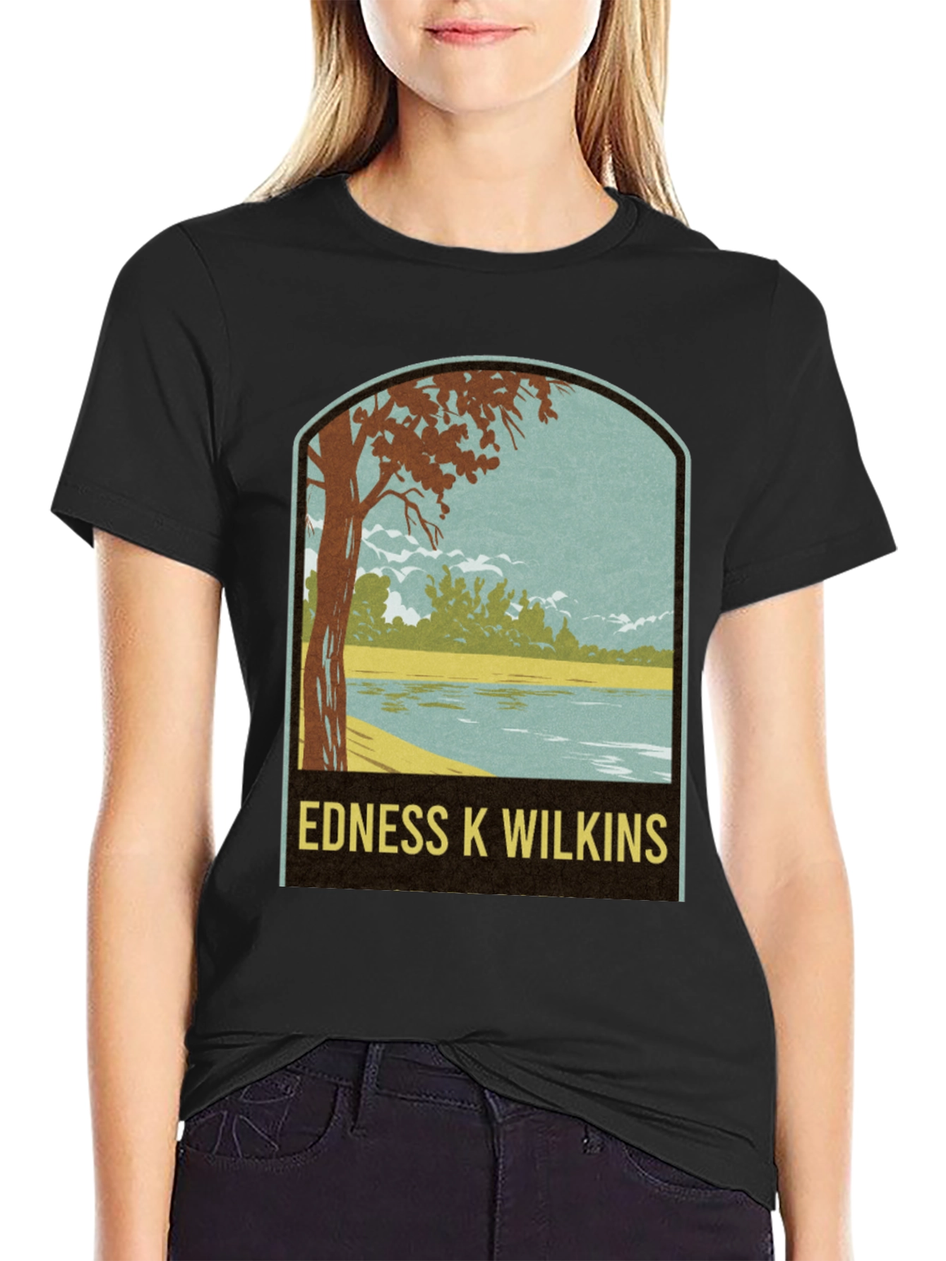 Black Edness K Wilkins Graphic Tee view 2